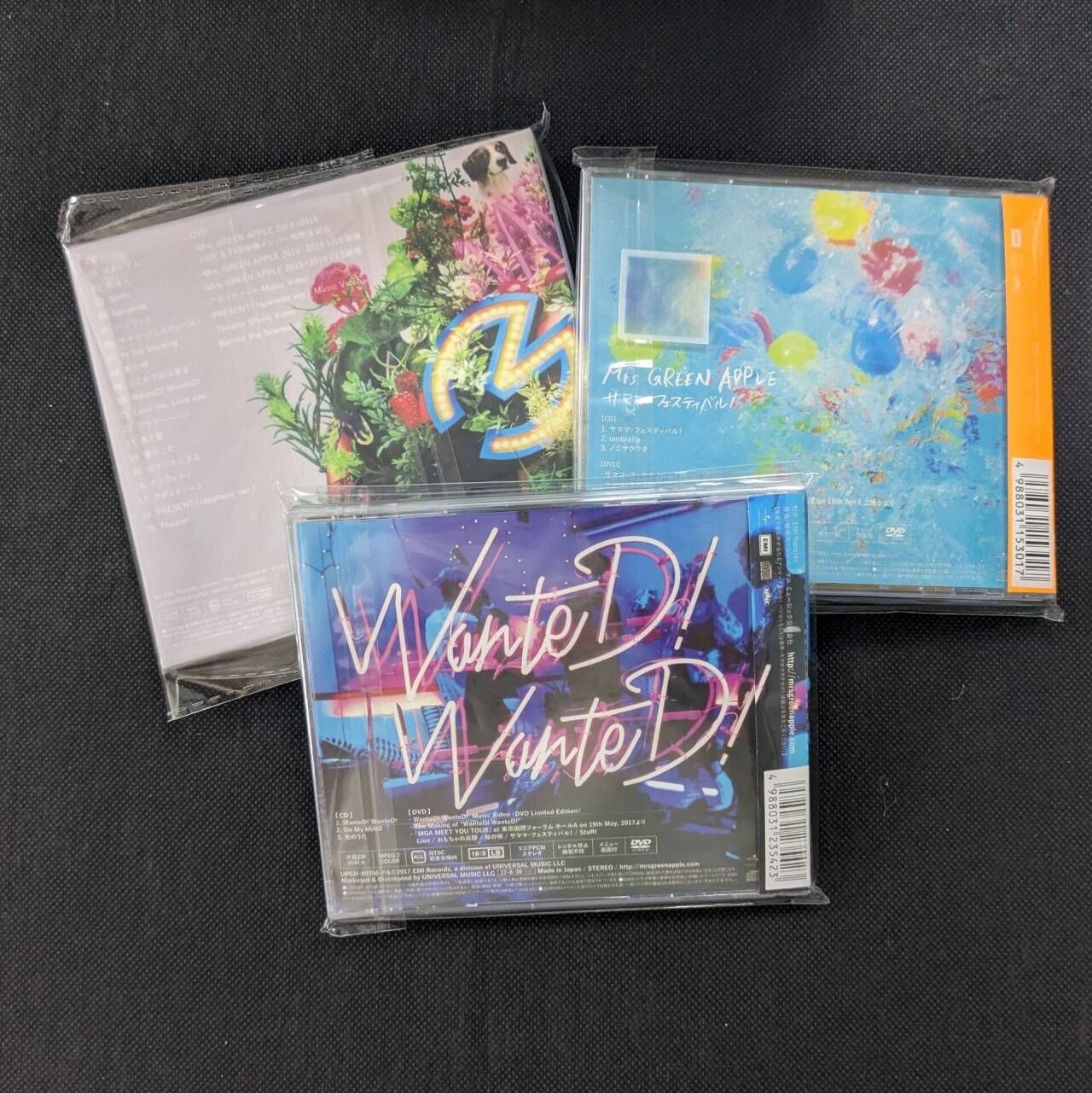Mrs. GREEN APPLE 『 5 [初回限定盤 CD +DVD]』『 WanteD! WanteD