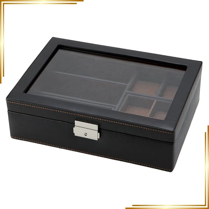 【新品】 茶谷産業 小物収納 LA VITA IDEALE メンズボックスL 240-576BK 0