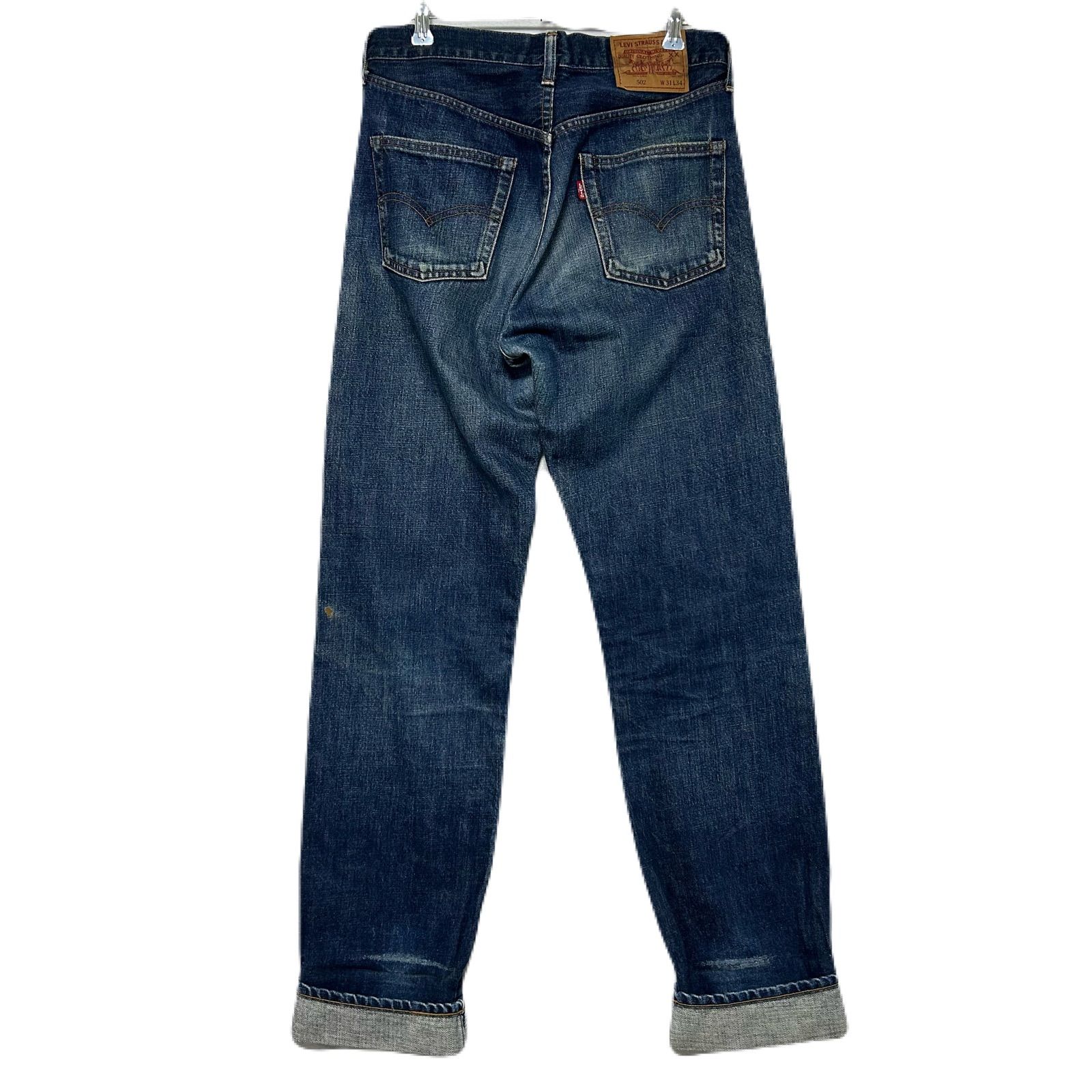 90s Levi's リーバイス 502XX 復刻 ボタン裏刻印J22 BIG E赤タブ 赤耳