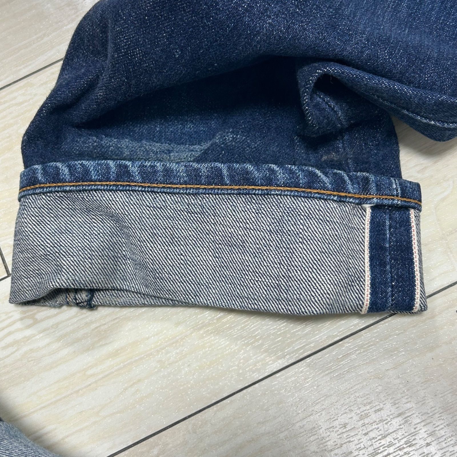 90s Levi's リーバイス 502XX 復刻 ボタン裏刻印J22 BIG E赤タブ 赤耳