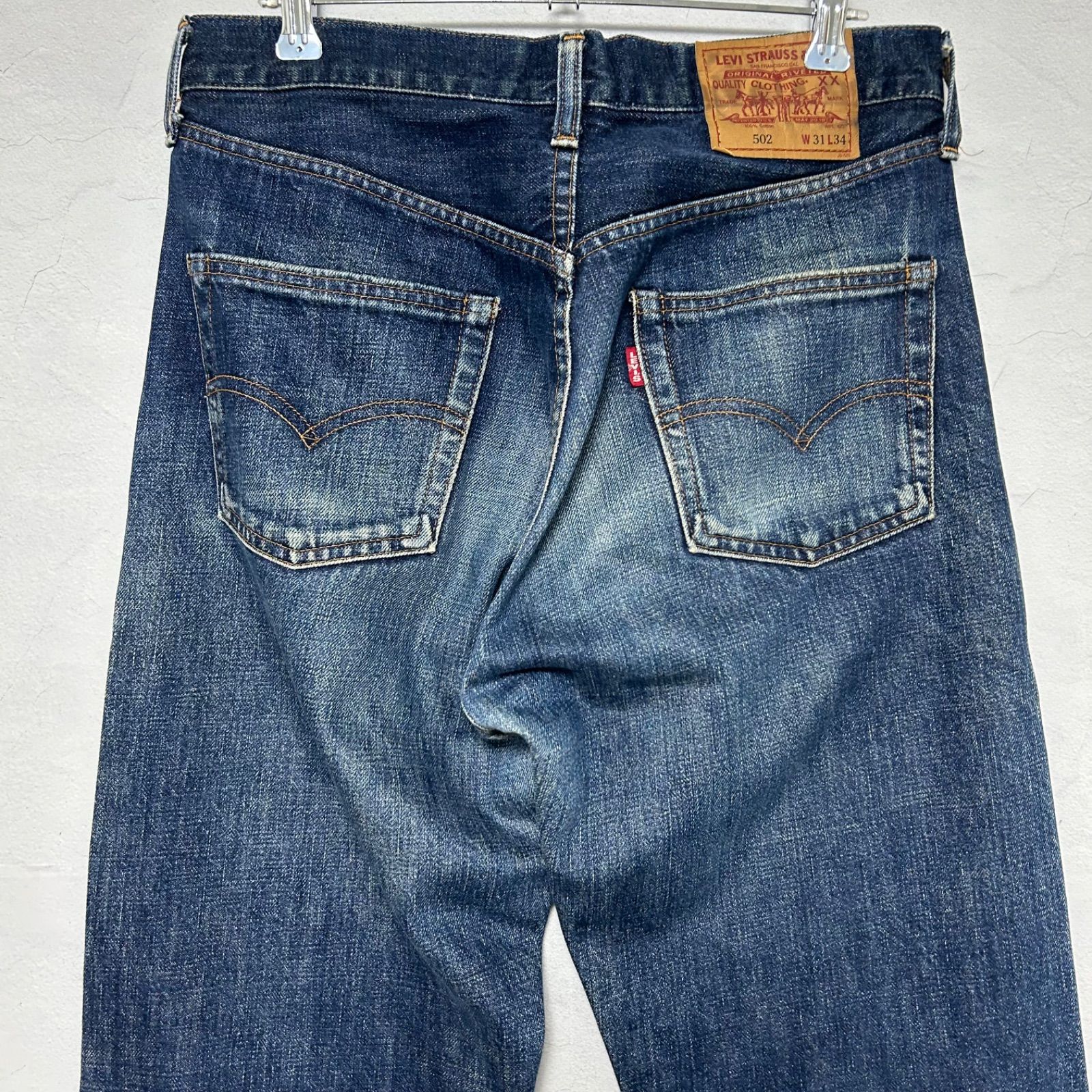 90s Levi's リーバイス 502XX 復刻 ボタン裏刻印J22 BIG E赤タブ 赤耳