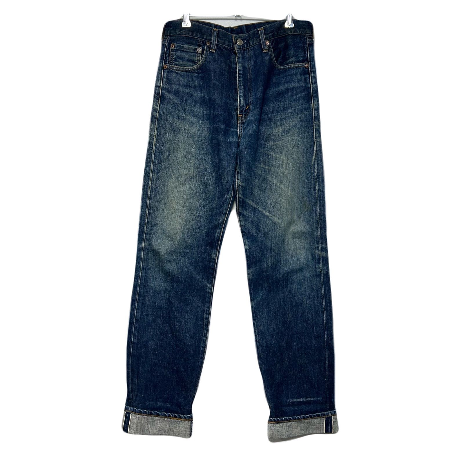 90s Levi's リーバイス 502XX 復刻 ボタン裏刻印J22 BIG E赤タブ 赤耳