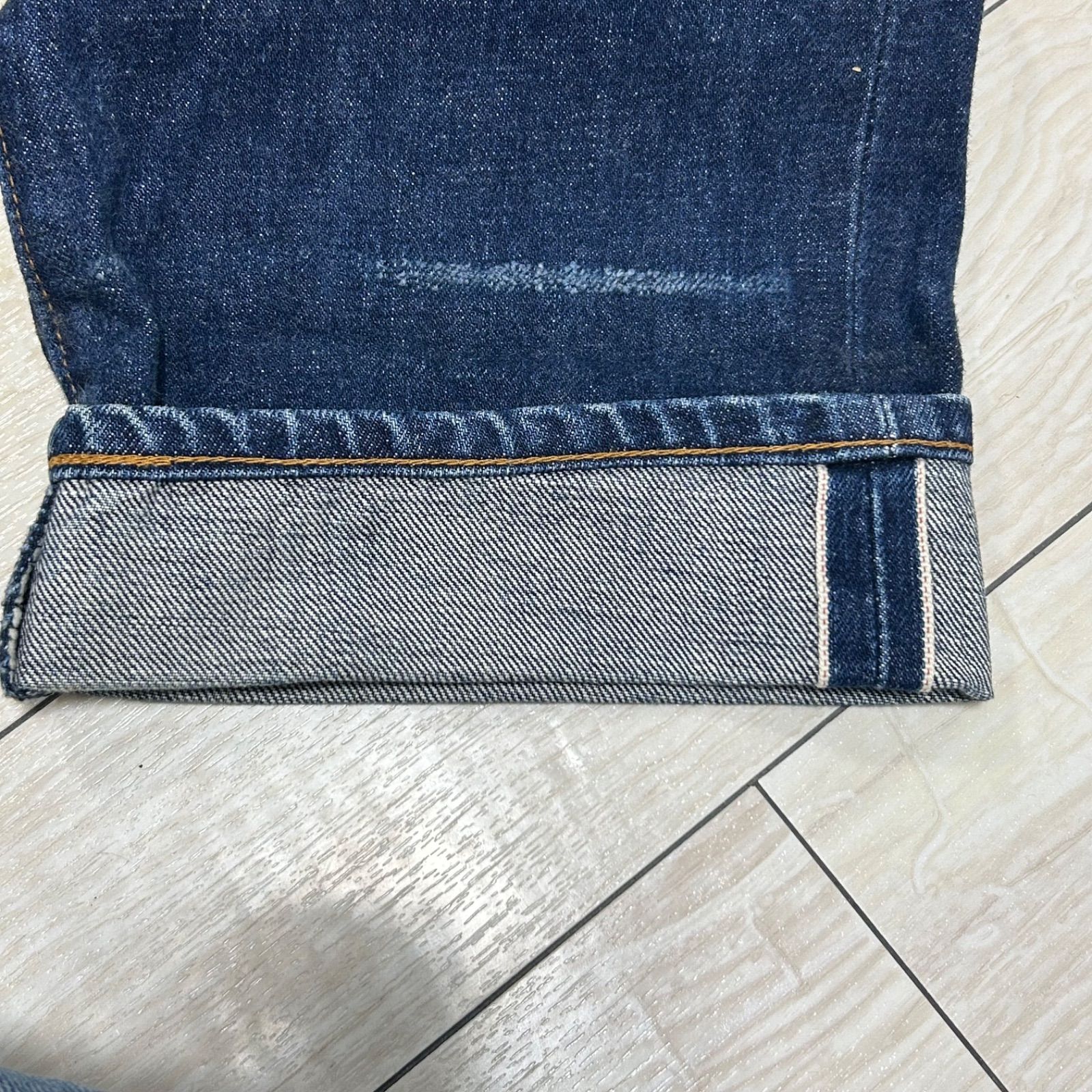 90s Levi's リーバイス 502XX 復刻 ボタン裏刻印J22 BIG E赤タブ 赤耳