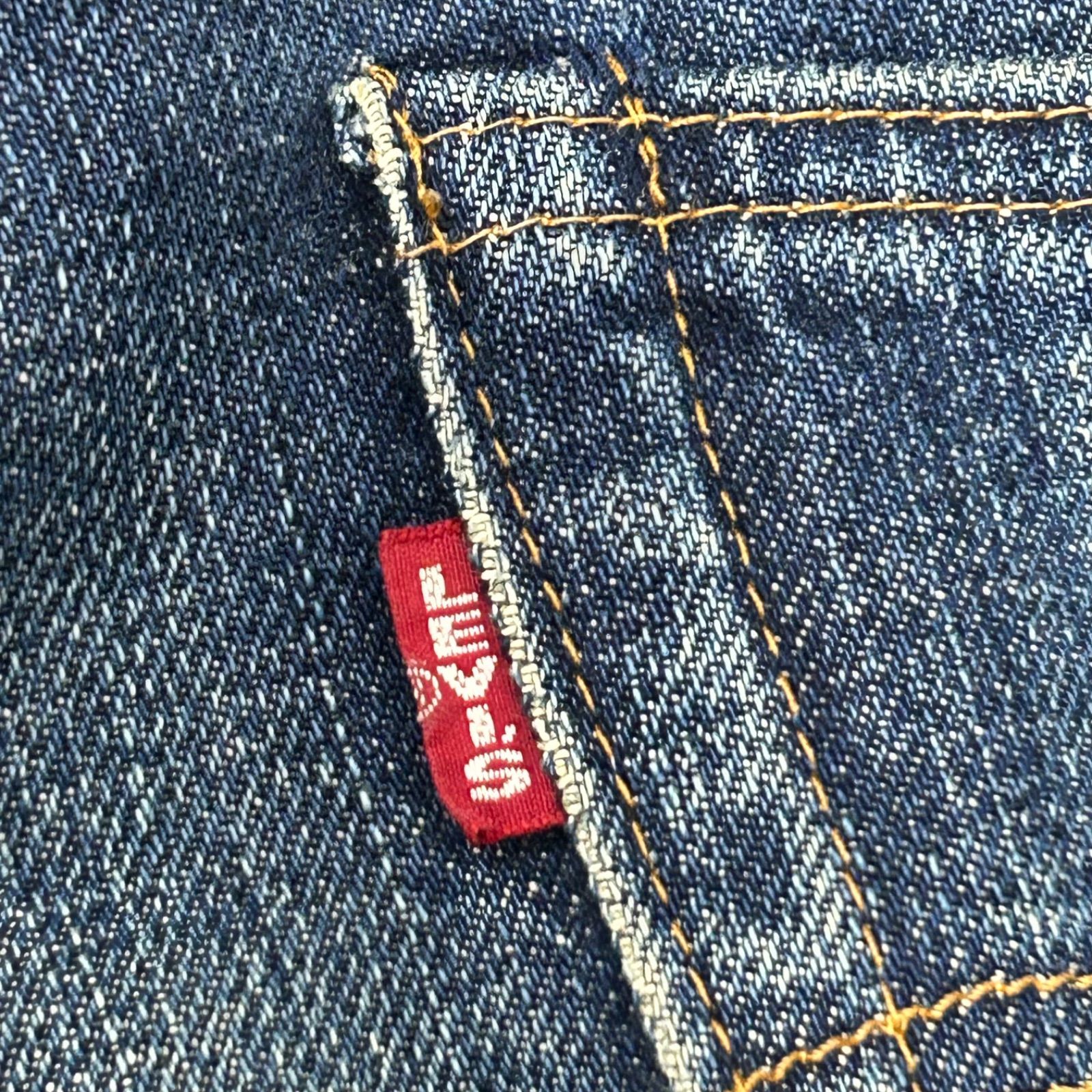 90s Levi's リーバイス 502XX 復刻 ボタン裏刻印J22 BIG E赤タブ 赤耳