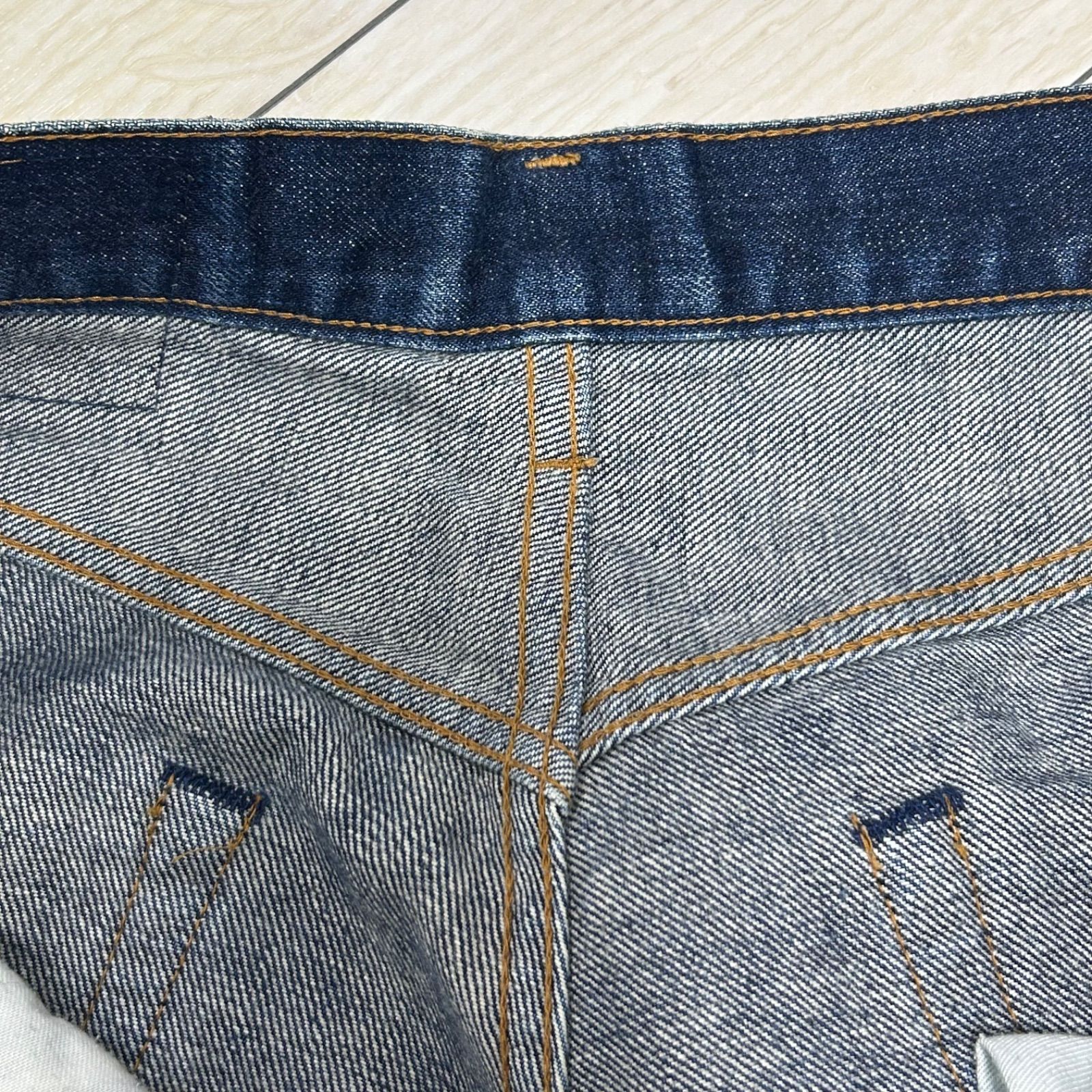 90s Levi's リーバイス 502XX 復刻 ボタン裏刻印J22 BIG E赤タブ 赤耳