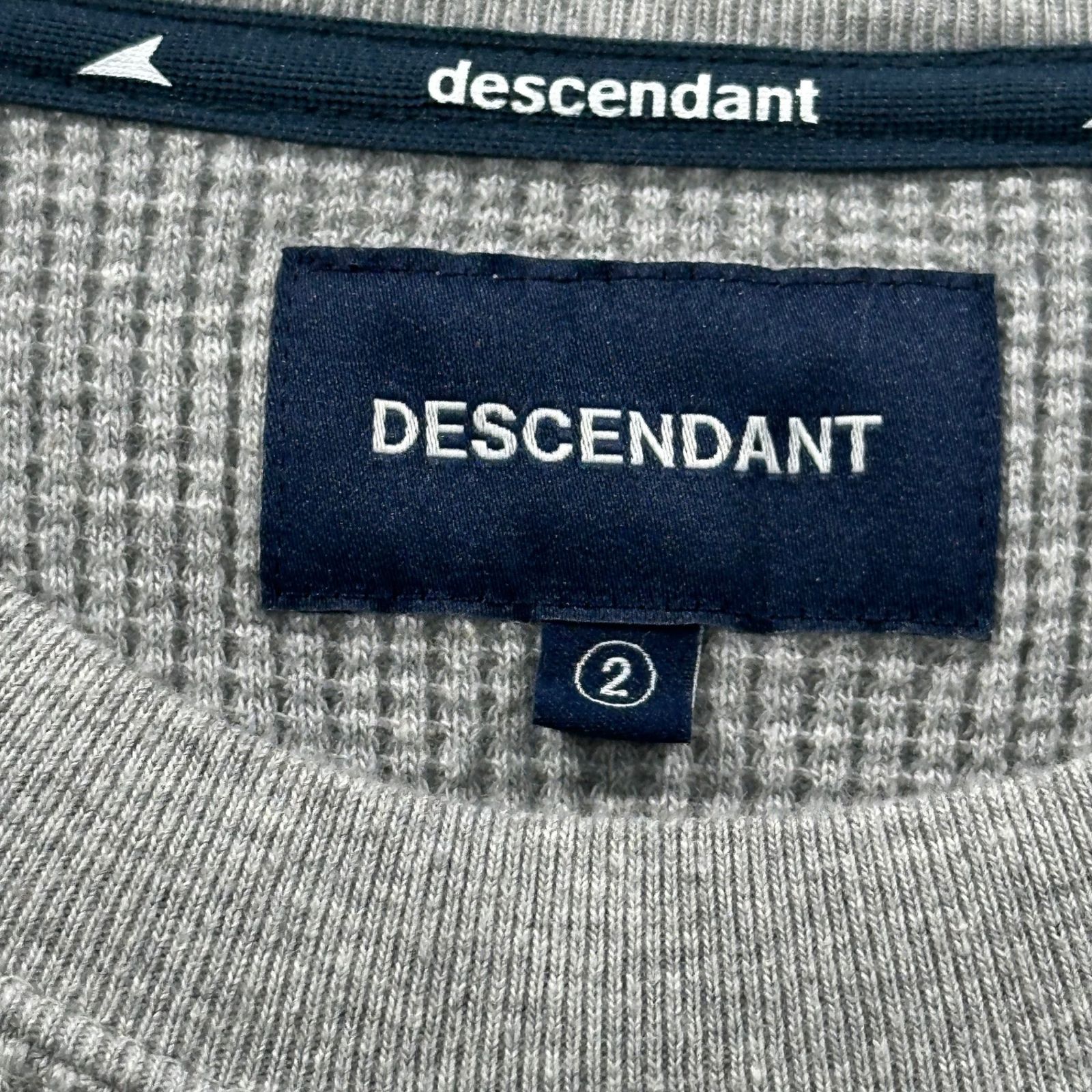 DESCENDANT(ディセンダント) GAUFRE WAFFLE LS ゴーフル ワッフル 長袖 