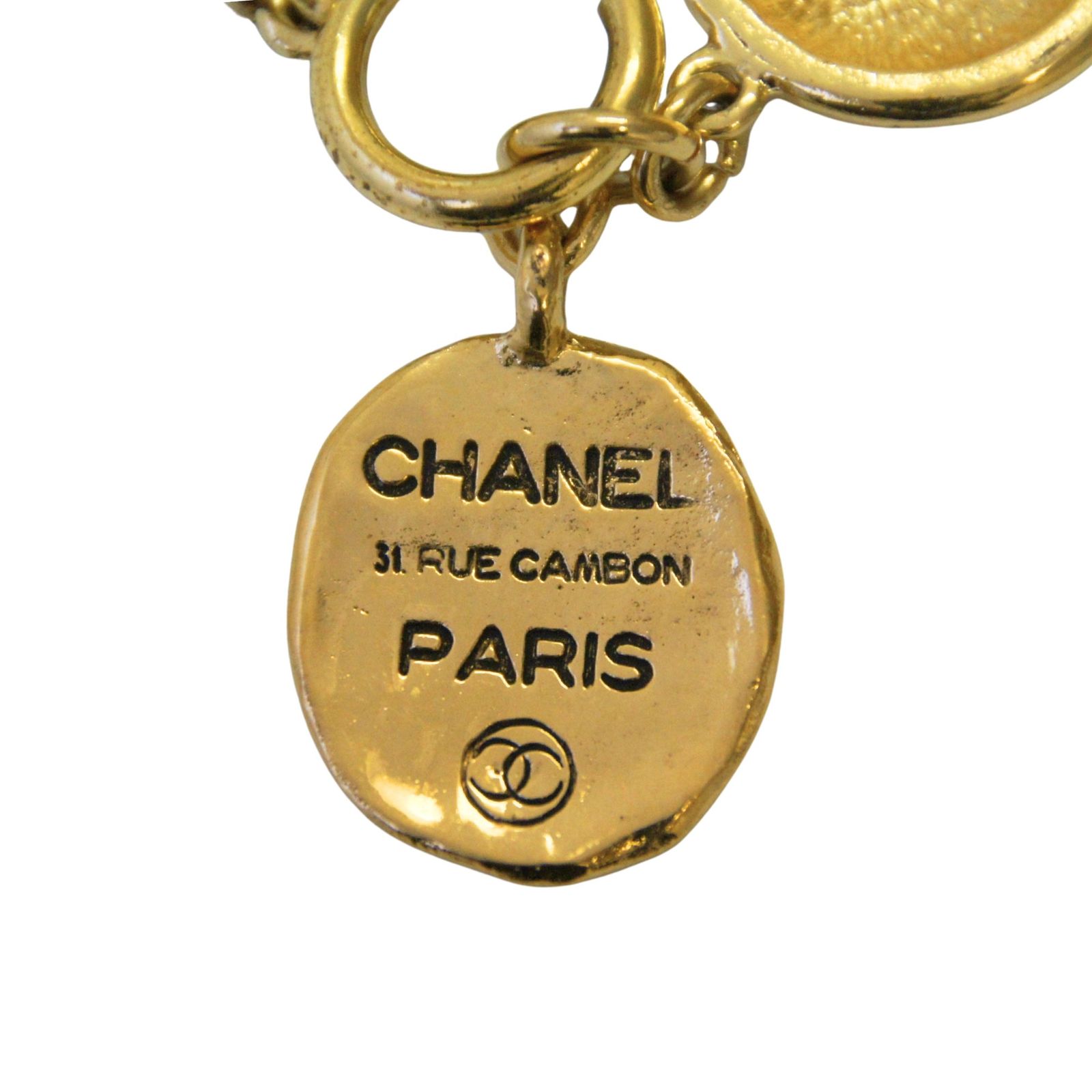 CHANEL シャネル ココマーク ブレスレット カンボンプレート 5連