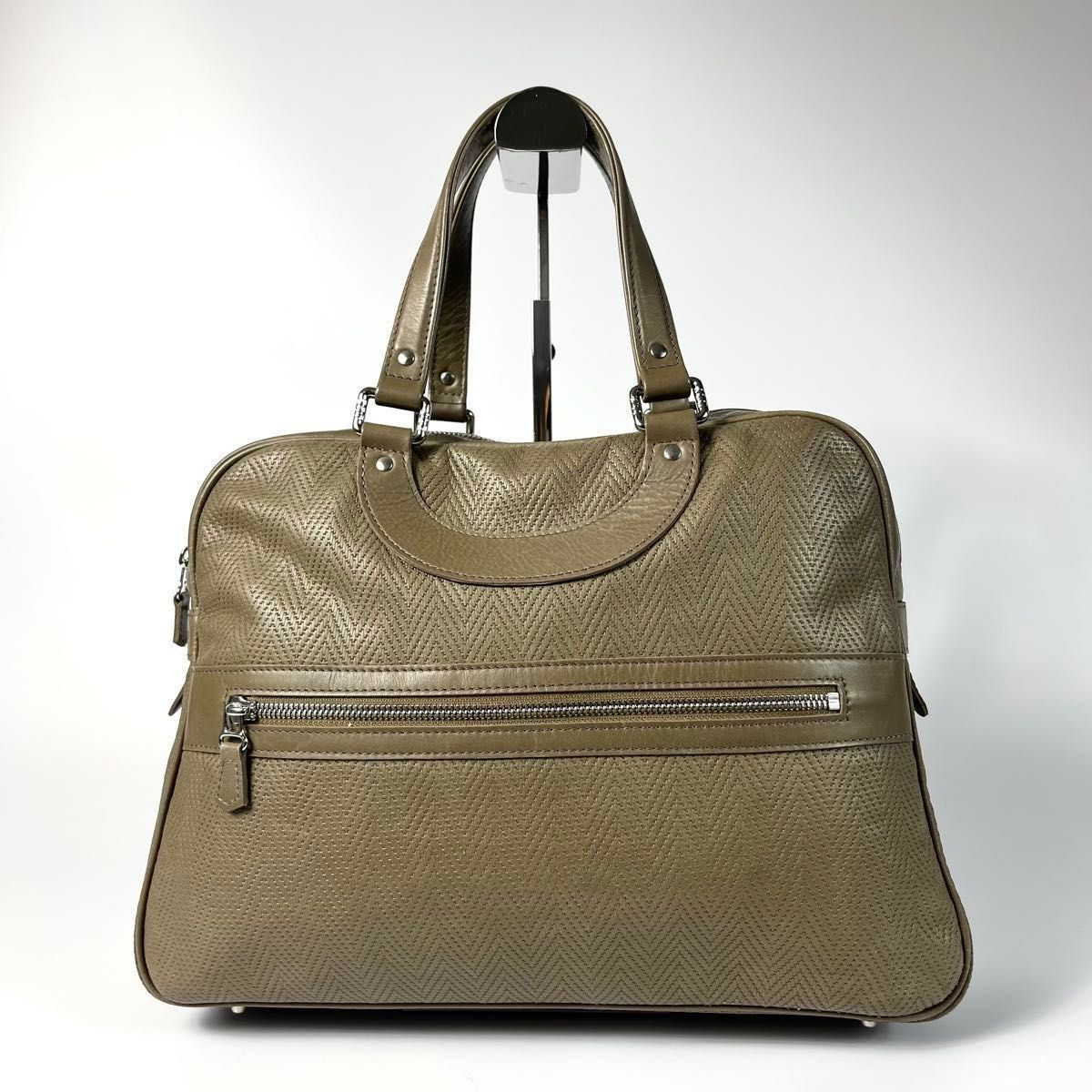 美品 JACQUES LE CORRE ジャックルコー リスボン ハンドバッグ レザー 