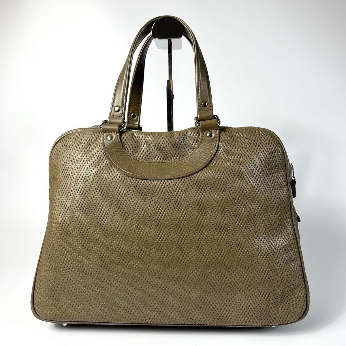 美品 JACQUES LE CORRE ジャックルコー リスボン ハンドバッグ レザー 