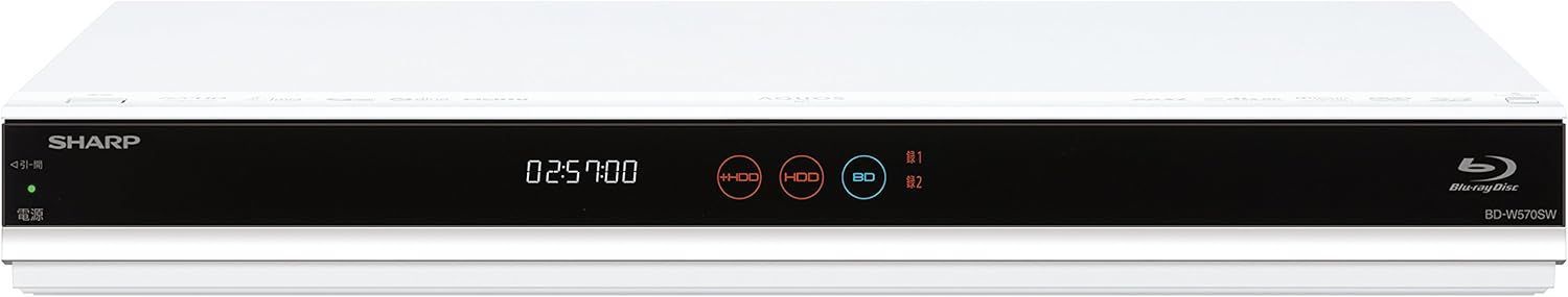整備済み品】SHARP シャープ ブルーレイレコーダー 500GB 2チューナー 