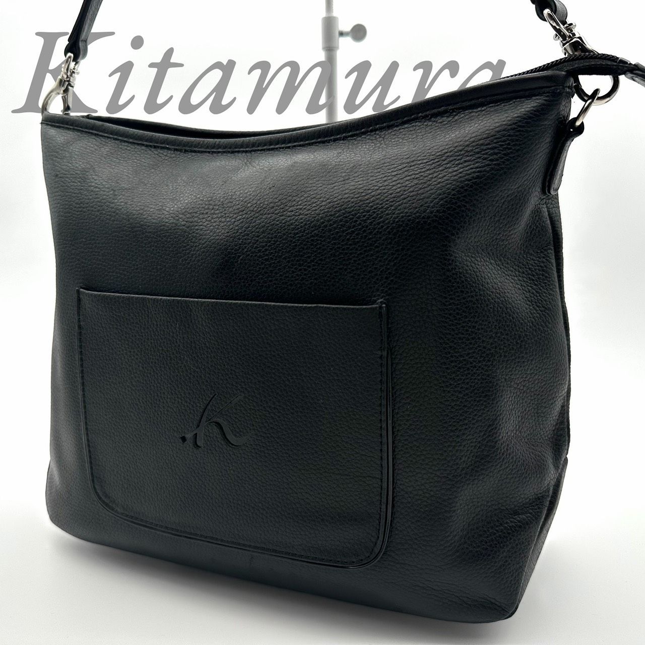 B4845】 Kitamura キタムラ ショルダーバッグ レディース オールレザー 