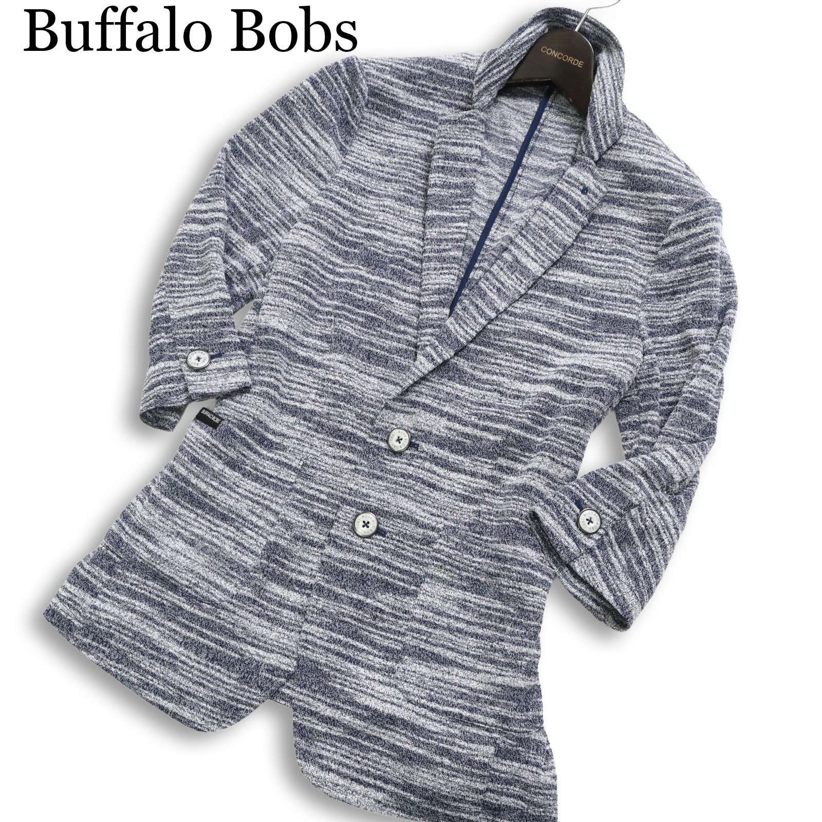 Buffalo Bobs バッファローボブス ニット☆ 7分袖 メランジ ボーダー 