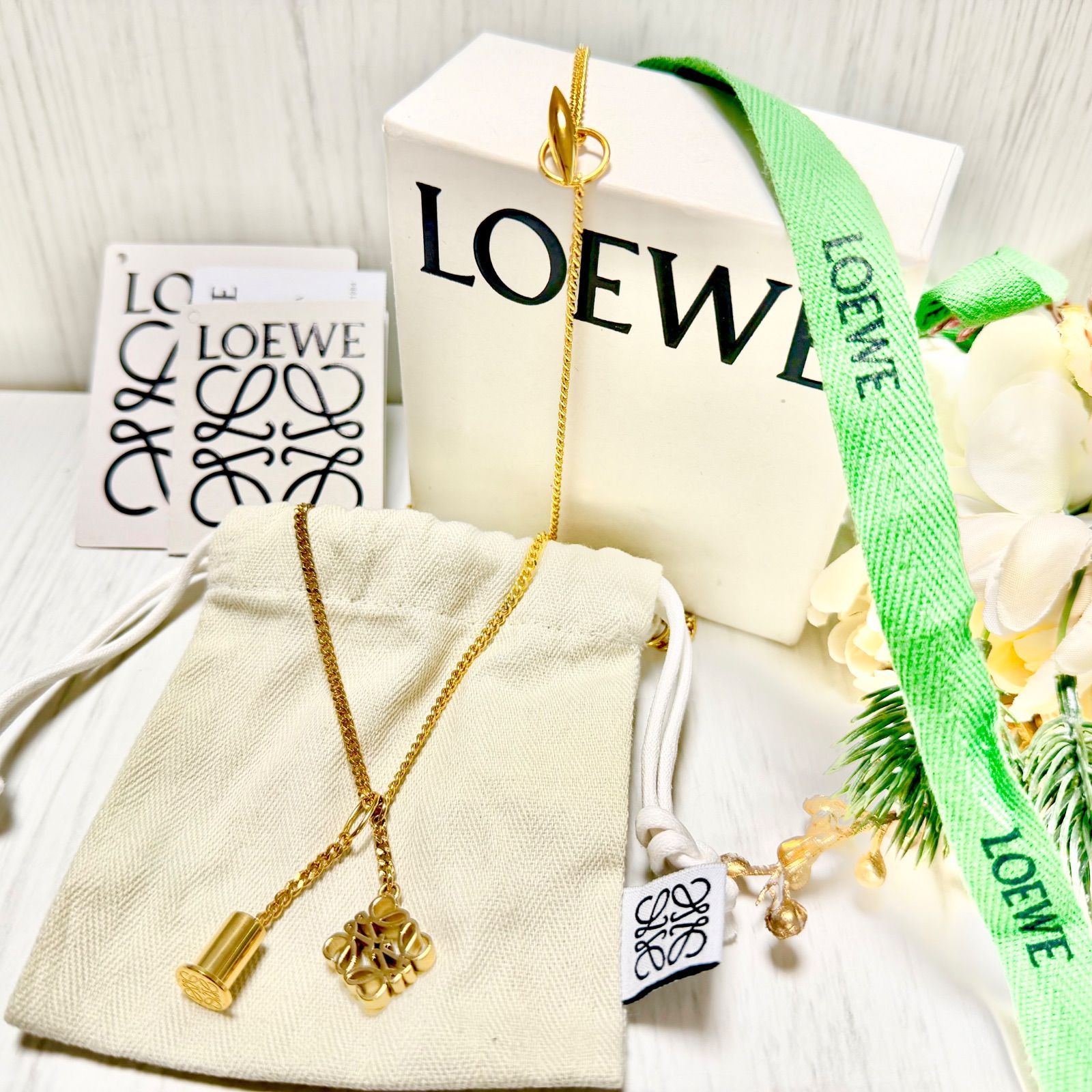 LOEWE ロエベ アナグラム パーソナライゼーション ネックレス LOEWE ロエベ アナグラム パーソナライゼーション ネックレス