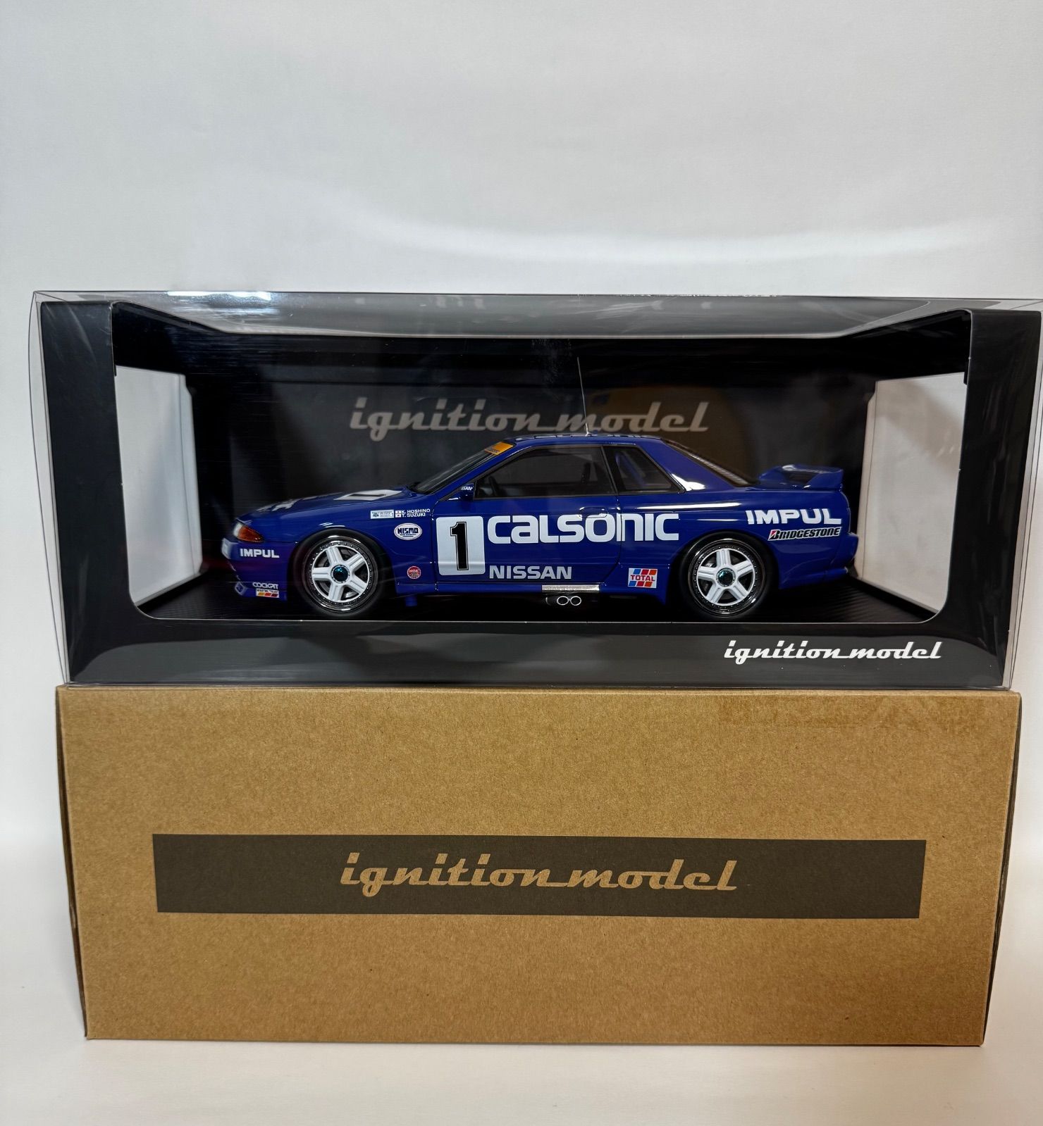 ignition model イグニッションモデル CALSONIC SKYLINE #1 1991 JTC 1