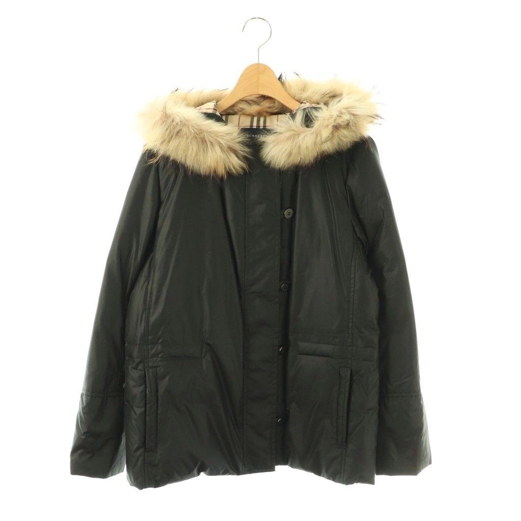 バーバリー ロンドン BURBERRY LONDON ラクーンファーダウン バーバリー ロンドン BURBERRY LONDON ラクーンファーダウン