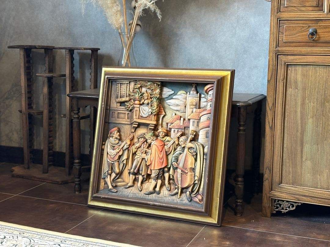 CARL SPITZWEG ANRI 木彫り　レリーフ　シュピッツヴェーグ CARL SPITZWEG ANRI 木彫り レリーフ シュピッツヴェーグ 【公式通販】