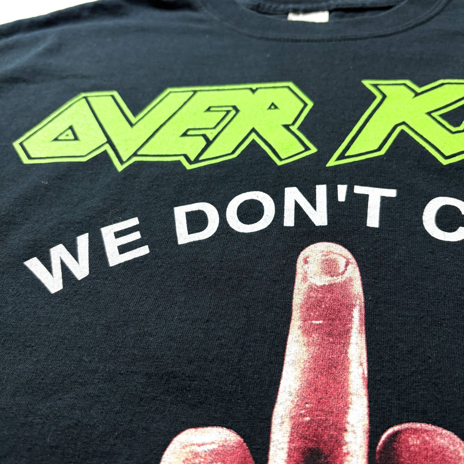 OVERKILL オーバーキル バンドTシャツ XL ブラック 黒 バックプリント 