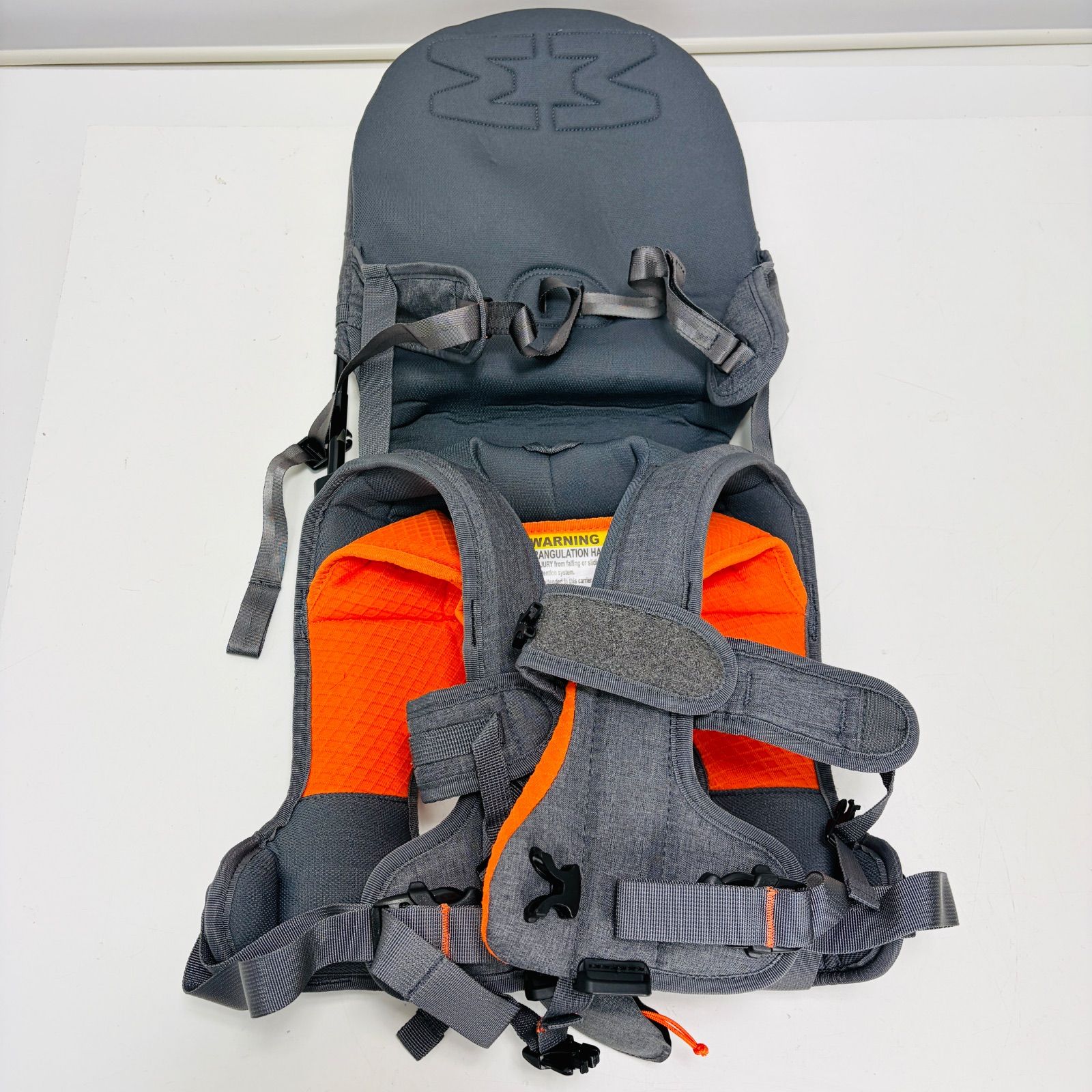 新品未使用】ミニマイス 肩車キャリア ライトグレー オレンジ MINIMEIS