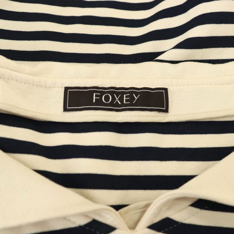 フォクシー FOXEY Top Venezia セーラーカラー ジャージートップス