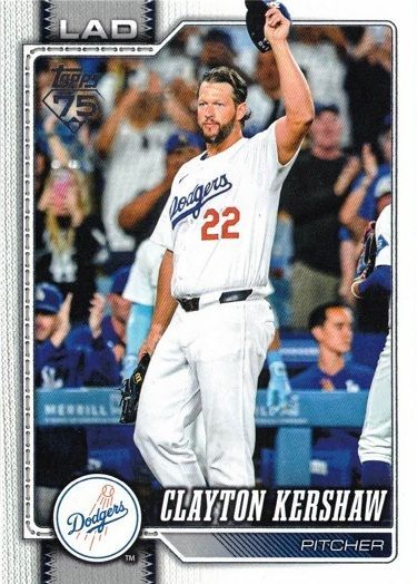 2026 Topps Series 1 Baseball クレイトン・カーショー ロサンゼルス