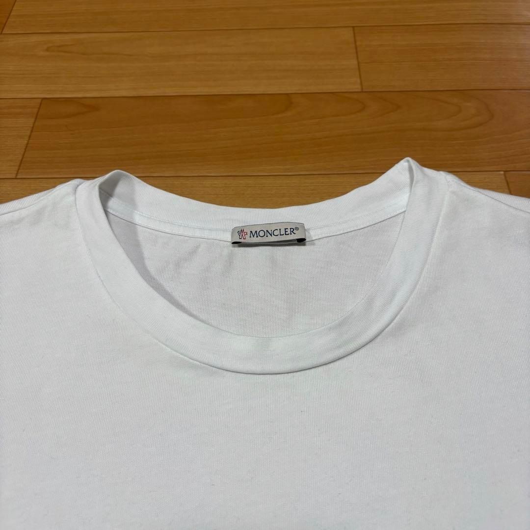 モンクレール カラフルロゴ 白 Tシャツ XXXL 国内正規品 5S363 - メルカリ