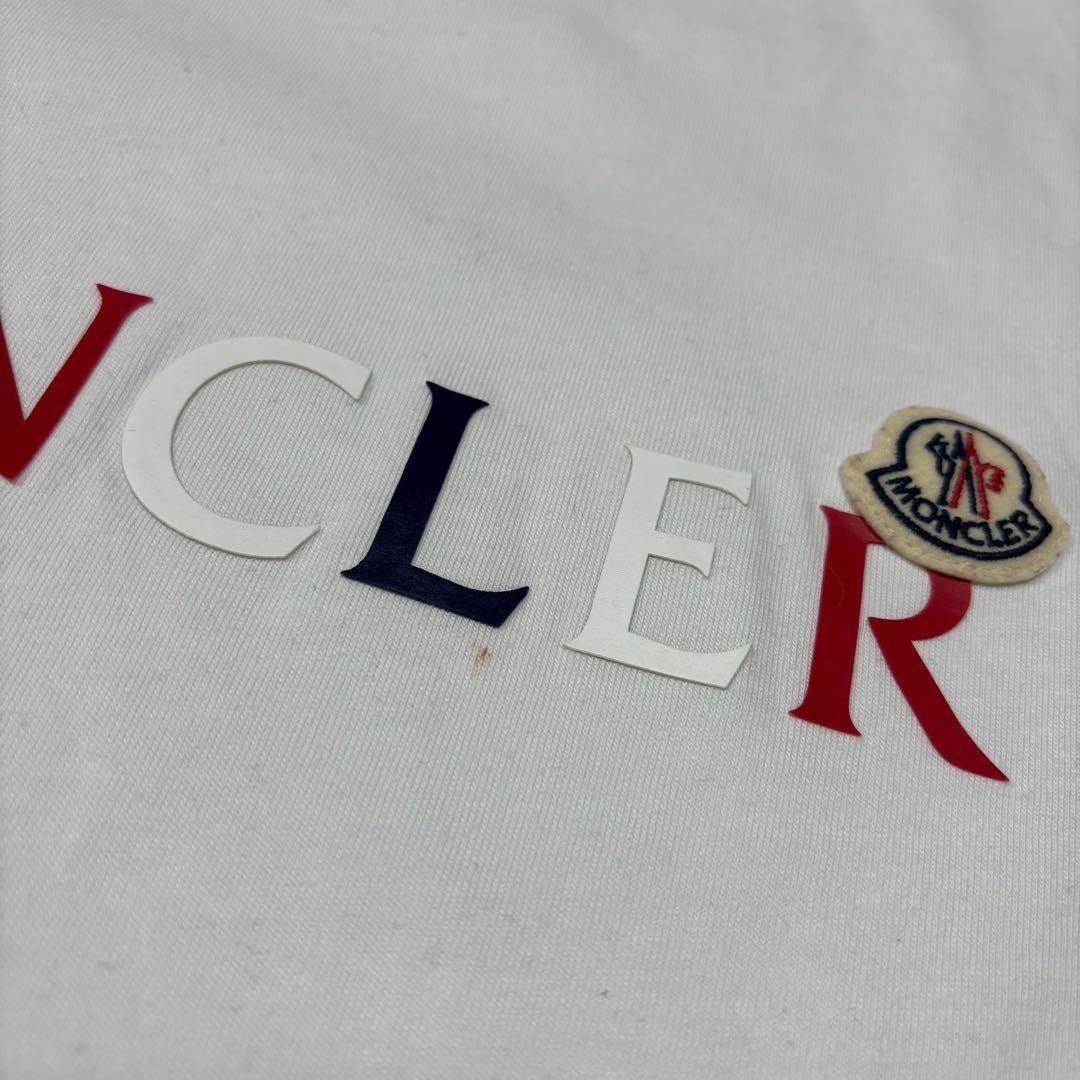モンクレール カラフルロゴ 白 Tシャツ XXXL 国内正規品 5S363 - メルカリ