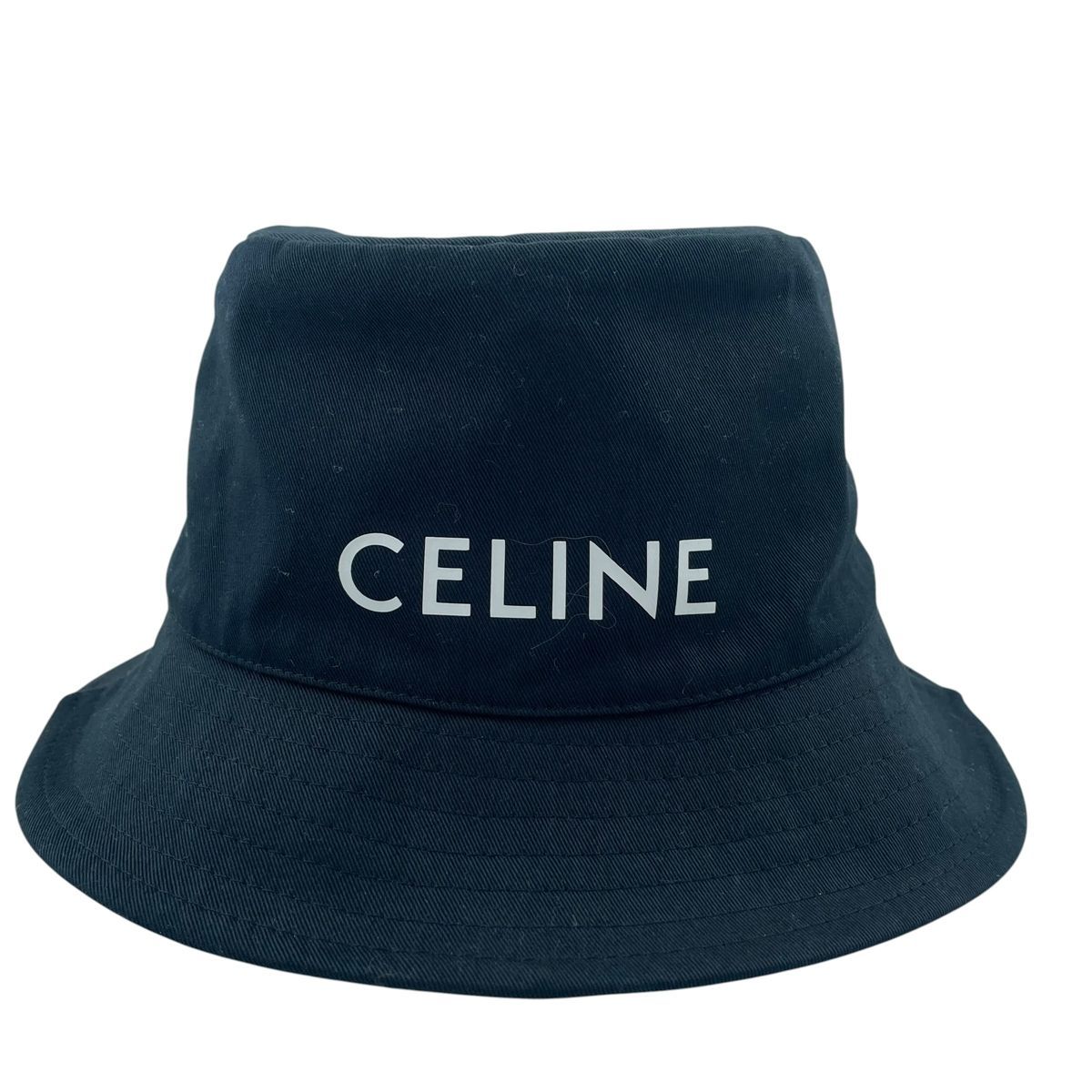 【中古】CELINE セリーヌ ロゴバケットハット ブラック 2AU5B968P Lサイズ ブラック バケットハット 25024283 RD 中古】CELINE セリーヌ ロゴバケットハット ブラック 2AU5B968P L