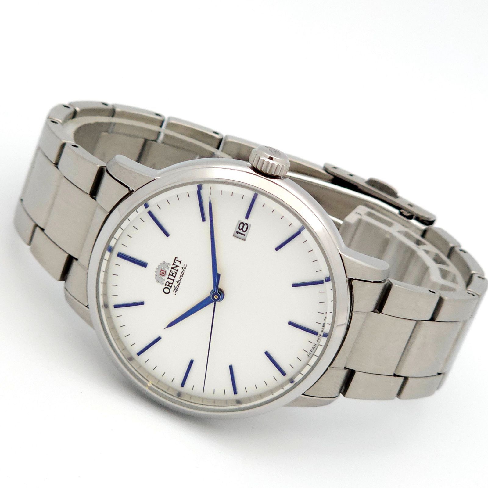  ORIENT オリエント コンテンポラリー F672-UAD0 自動巻 動作品 裏スケ 箱.説.保.コマあり お手入れ簡単 自動巻き時計 腕時計(アナログ)