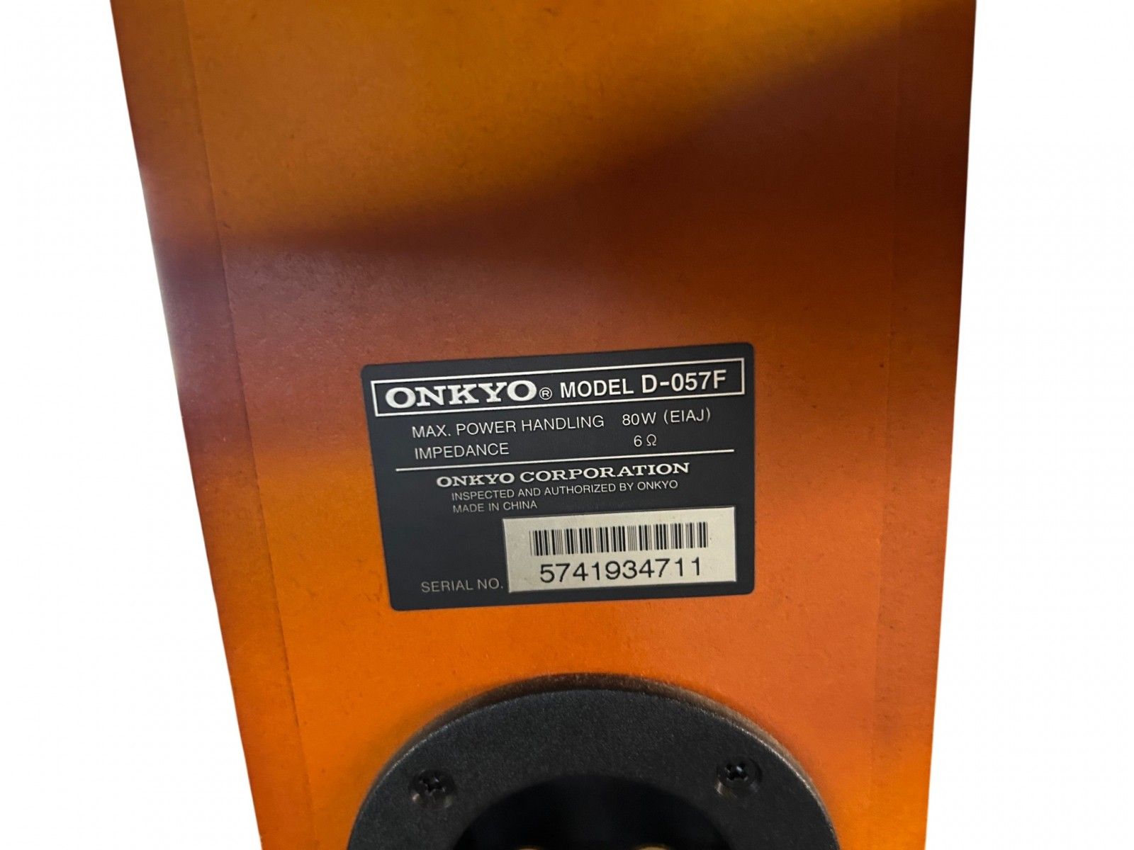 ONKYO スピーカーセット D-057F(2基) ＆ パワードサブウーファー SL 