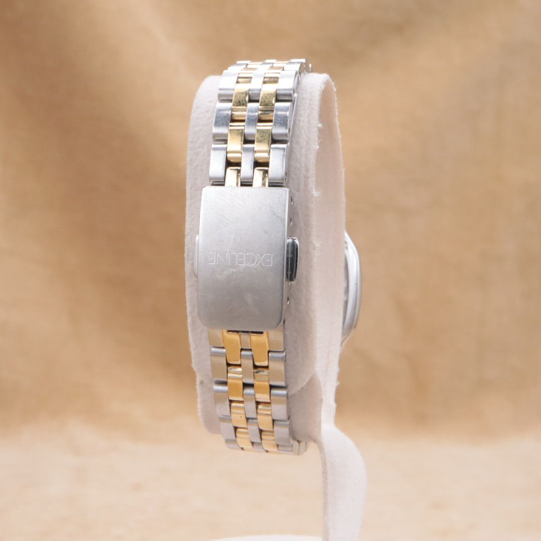 美品 セイコー エクセリーヌ 4J41-0AA0 クォーツ 10バール 腕時計 セイコー エクセリーヌ 4J41-0AA0 SEIKO EXCELINE スクエア シルバー