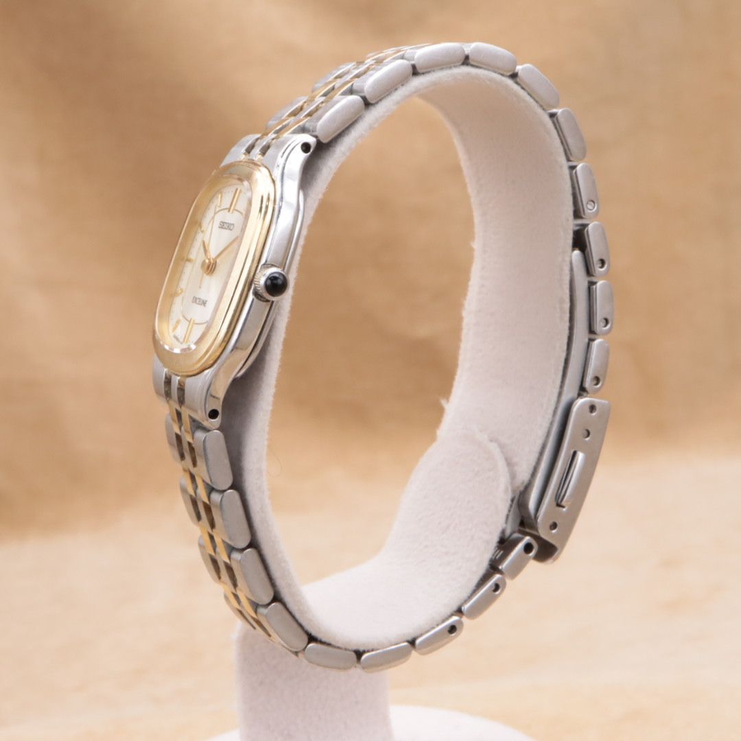 セイコー エクセリーヌ 4J41-0AA0 SEIKO EXCELINE スクエア シルバー