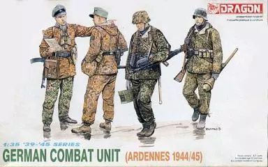 [Used] Plastic Model 1/35 GERMAN COMBAT UNIT (ARDENNES 1944/45) “'39-'45 SERIES” [6002]