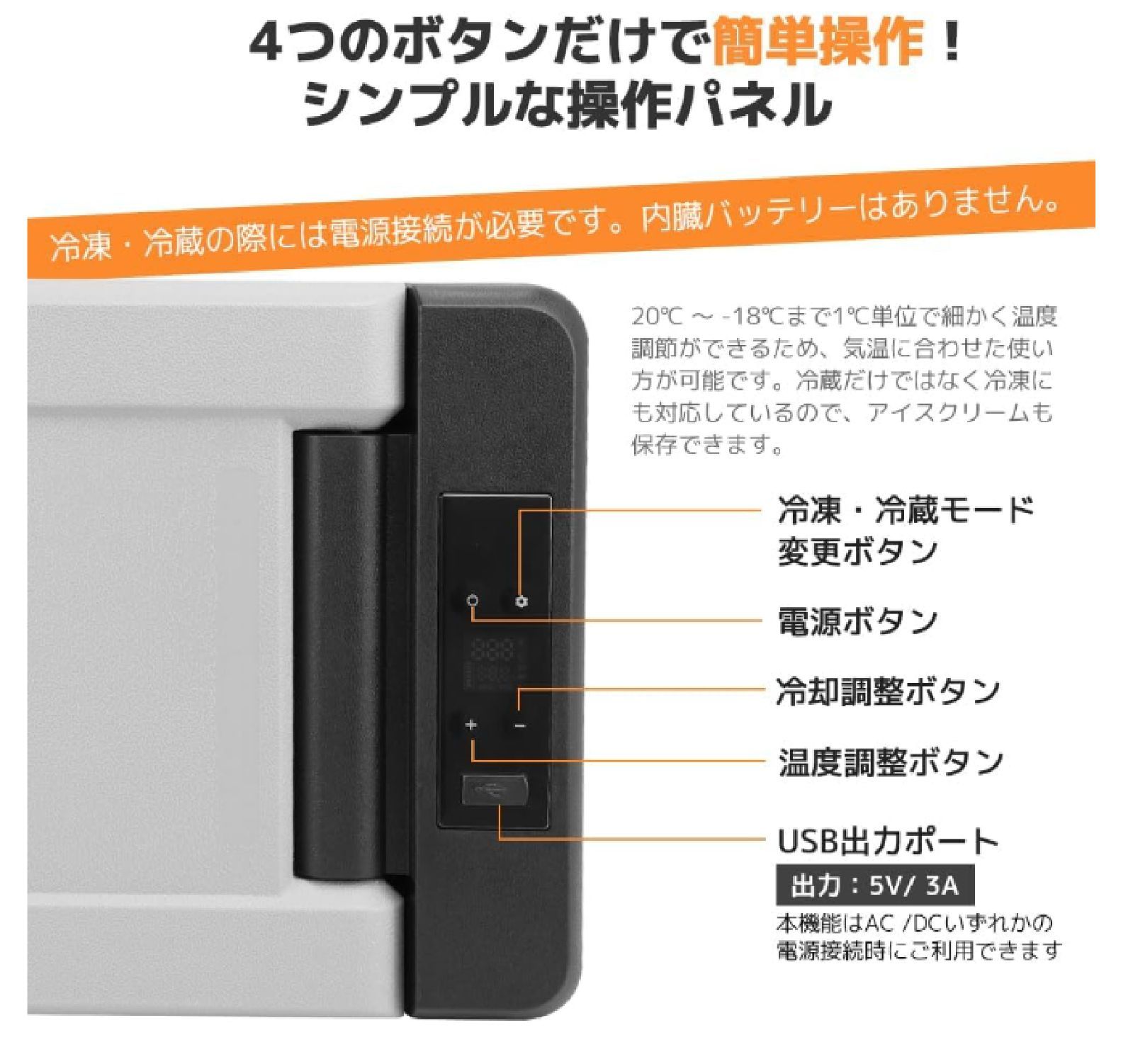 お得品】C9 9L 車載冷蔵庫 ポータブル 小型 -20℃～20℃ 取扱説明書付も