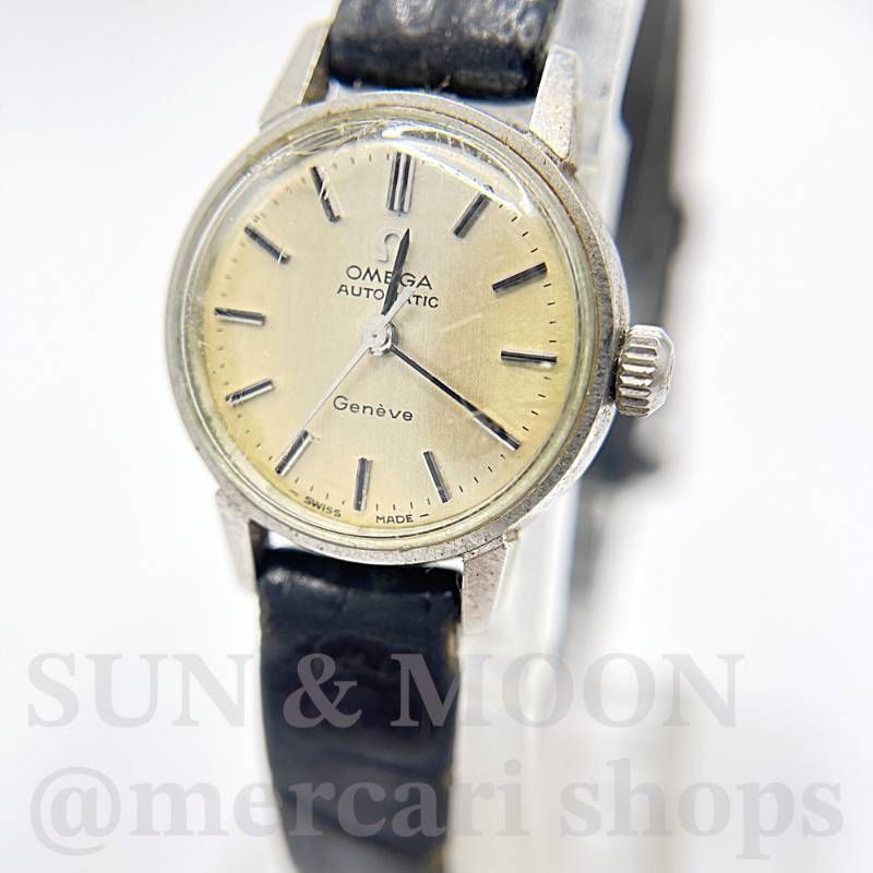 腕時計(アナログ) OMEGA オメガ ジュネーブ レディース腕時計 自動巻き 