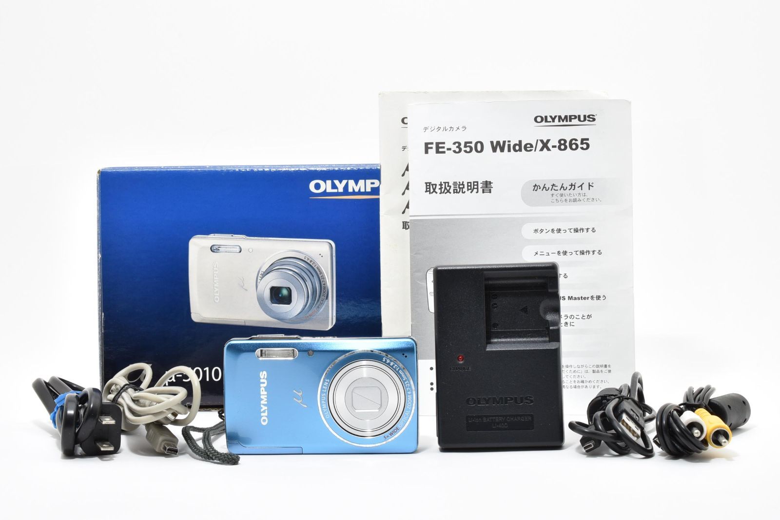 OLYMPUS μ-5010 ブルー　オリンパス　コンデジ　デジカメ　カメラ OLYMPUS μ-5010 ブルー オリンパス コンデジ デジカメ カメラ 【公式通販】