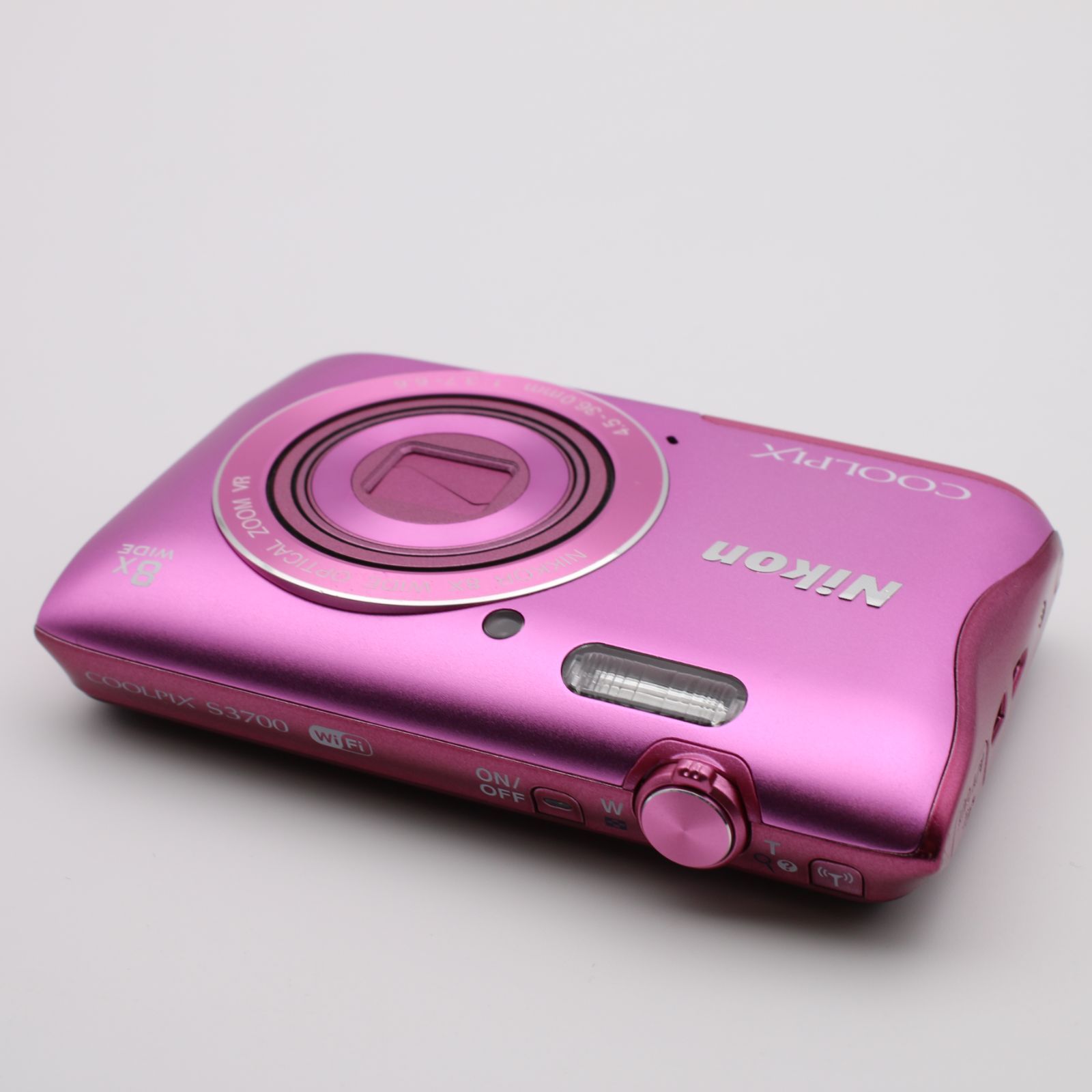 Nikon COOLPIX S3700 ピンク コンデジ 光学8倍 WiFi対応 Nikon coolpix