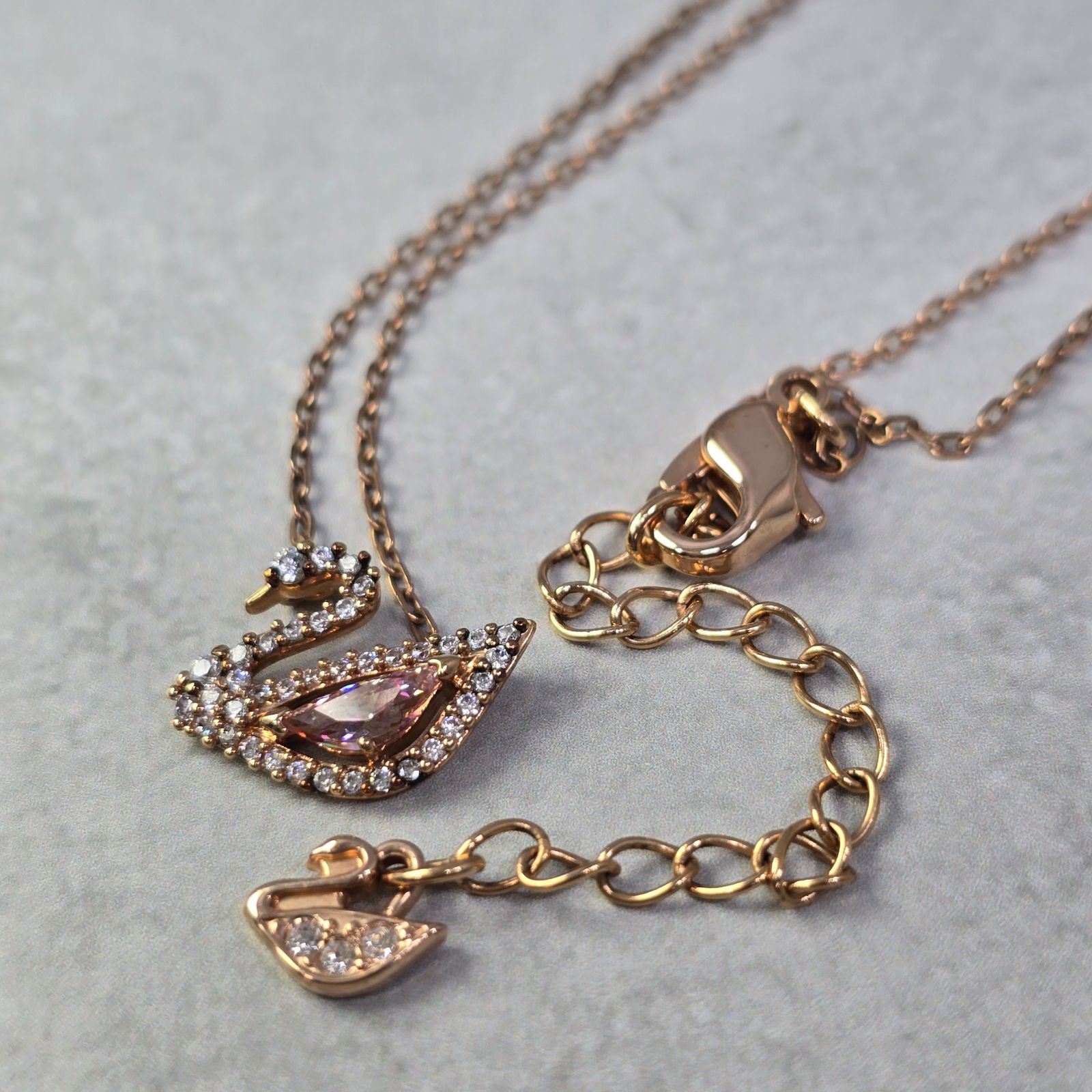 ✨【極美品】✨SWAROVSKI スワロフスキー Dazzling Swan スワン 