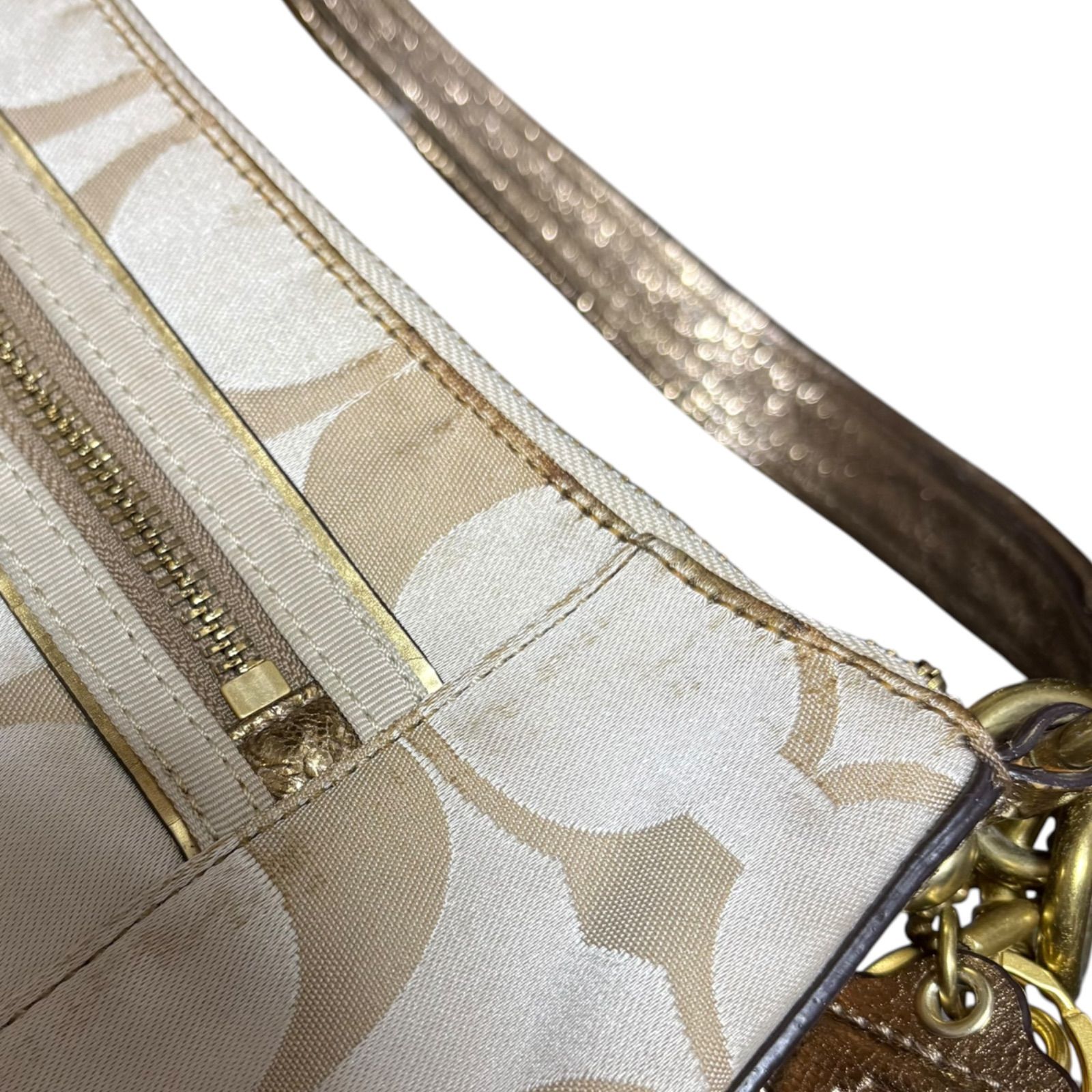 Coach Poppy Signature Shoulder Bag 15317 コーチ ポピー 