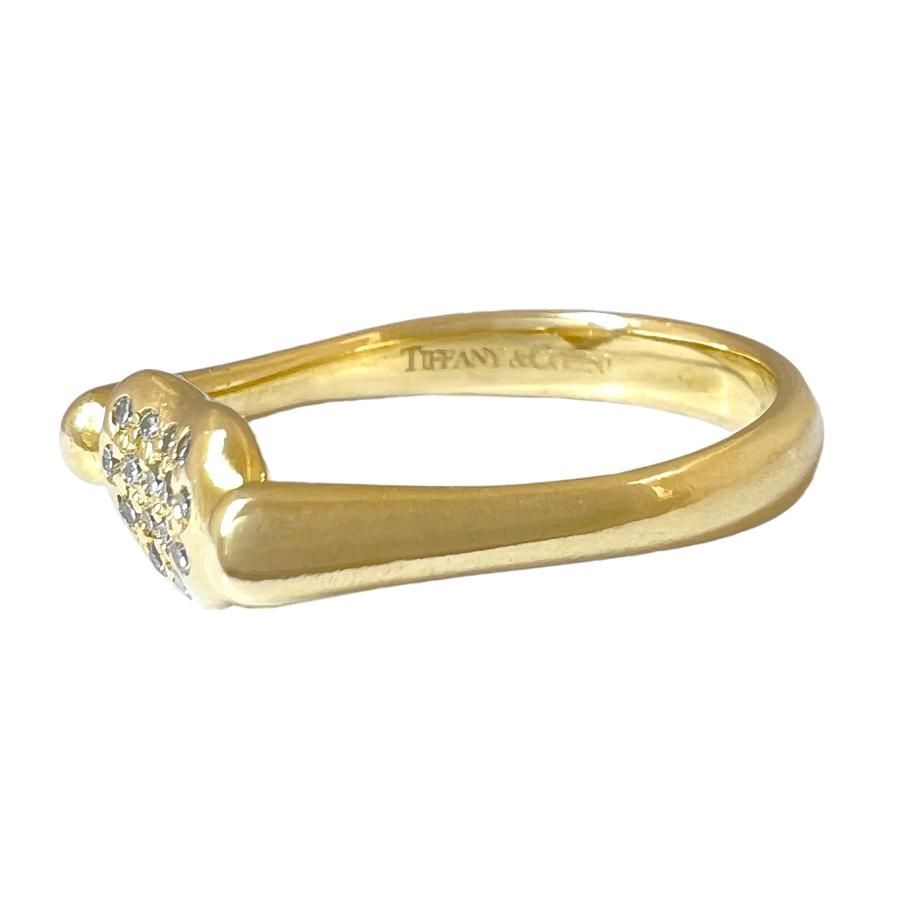 TIFFANY&Co. ティファニー リング ビーン ダイヤ パヴェ 750 TIFFANY&Co. ティファニー リング ビーン ダイヤ パヴェ 750