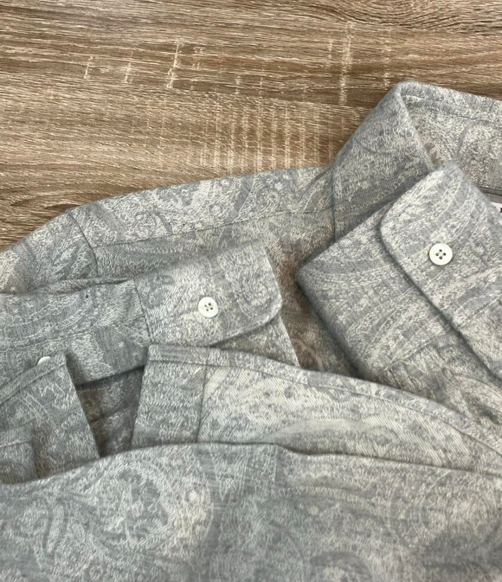 ブルネロクチネリ 長袖シャツ ペイズリー柄 メンズ SIZE XS Brunello 