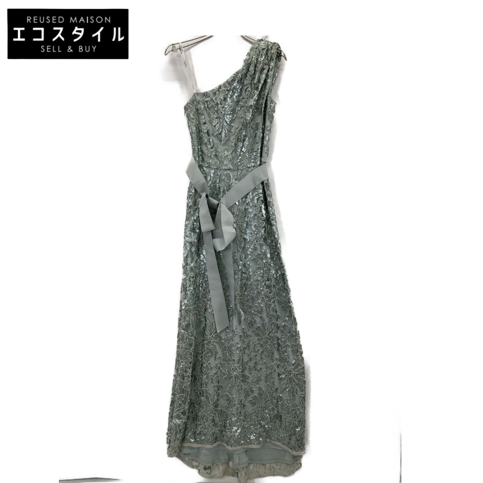 TADASHI SHOJI タダシショージ 3T216L ｽﾊﾟﾝｺｰﾙ ﾜﾝｼｮﾙﾀﾞｰ ﾛﾝｸﾞﾄﾞﾚｽ 2 