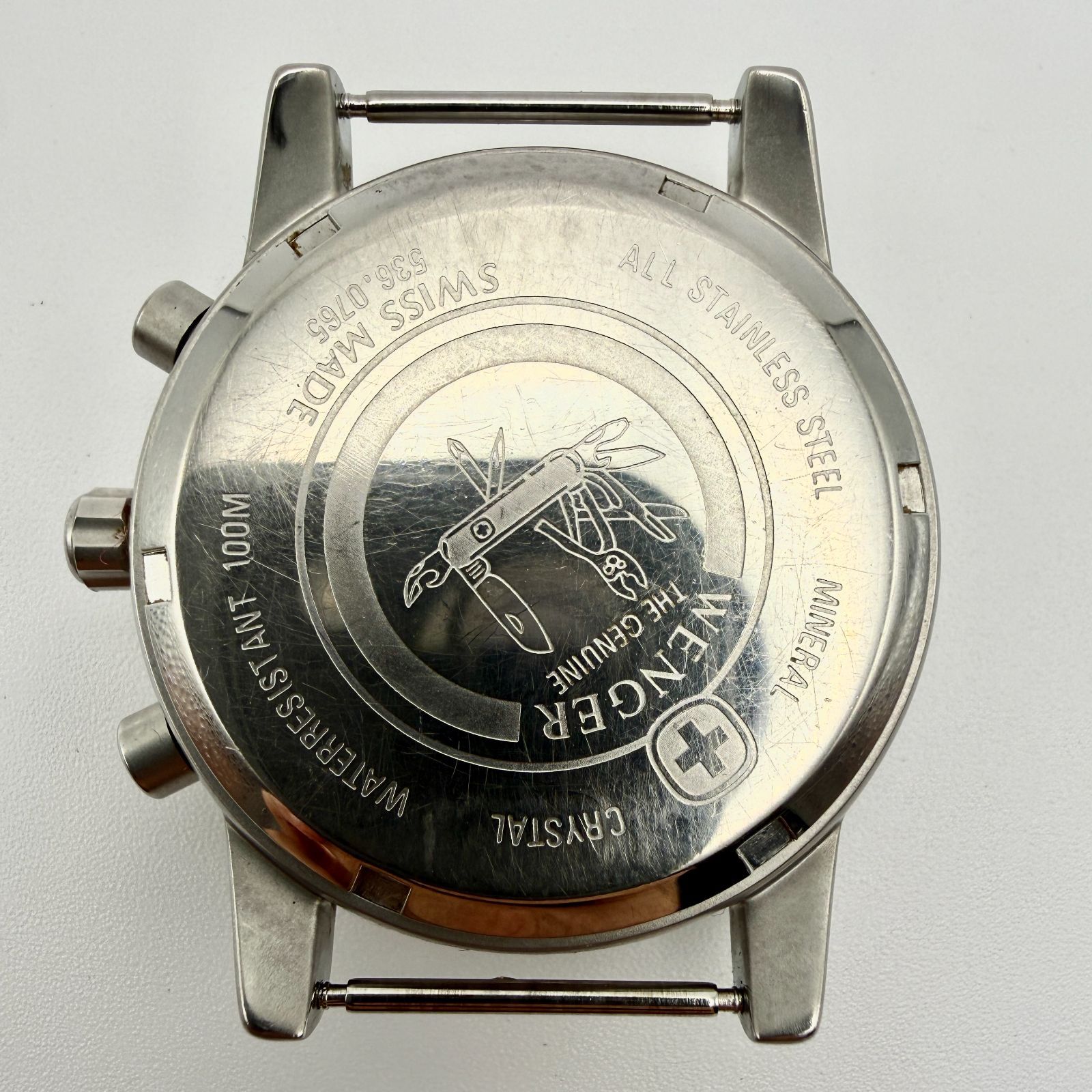 稼働品 546/ WENGER ウェンガー 536.0765 ジャンク品 ベルト付け根の 