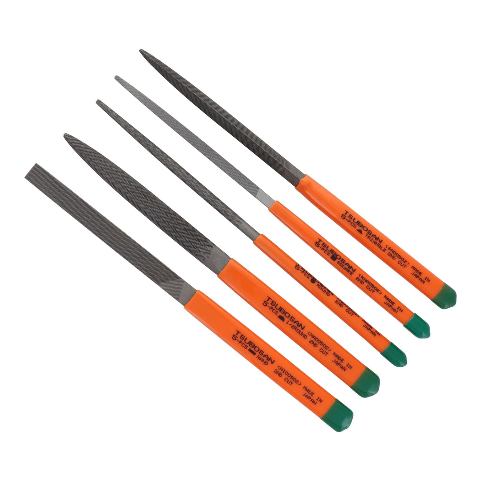 新品 ツボサン 細工用ヤスリ 5本組 5本セット ST-02