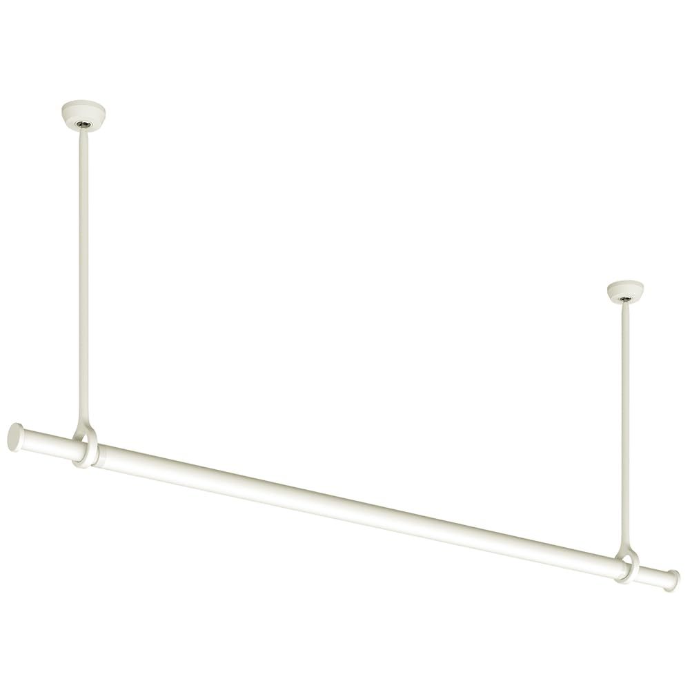 新品 トーソー ランドリーバー LB-1 セット ホワイト 本体バーMサイズ(145～234㎝) 吊りポール長さ60cm 物干し 洗濯 30020007