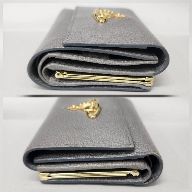 Vivienne Westwood ヴィヴィアン ウエストウッド 三つ折り財布 グレー