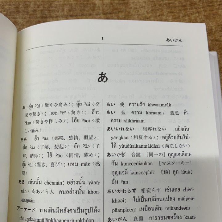 △01)【1点限り!】【除籍本】日タイ辞典 改訂増補版/松山納/大学書林