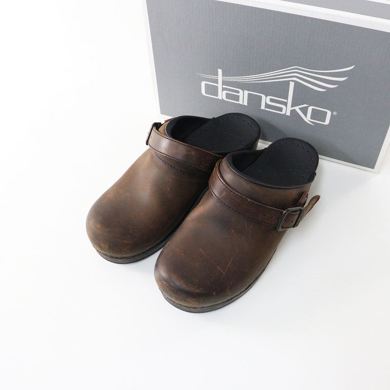 | ダンスコ dansko ストラップ メリージェーン メルカリ 美品　ダンスコ　ブラック　38