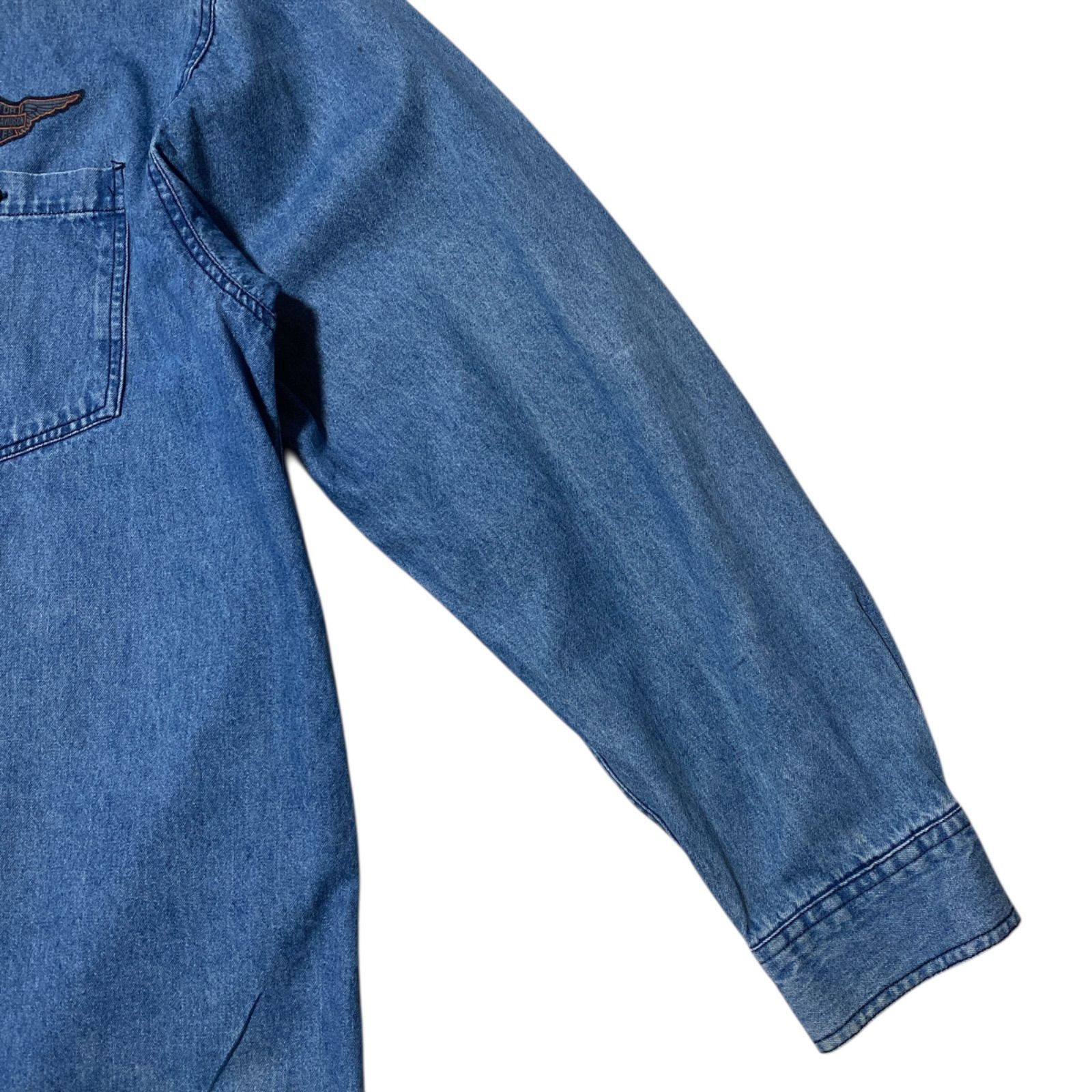 ハーレーダビッドソン Harley-Davidson デニムシャツ シャツ 2XL 