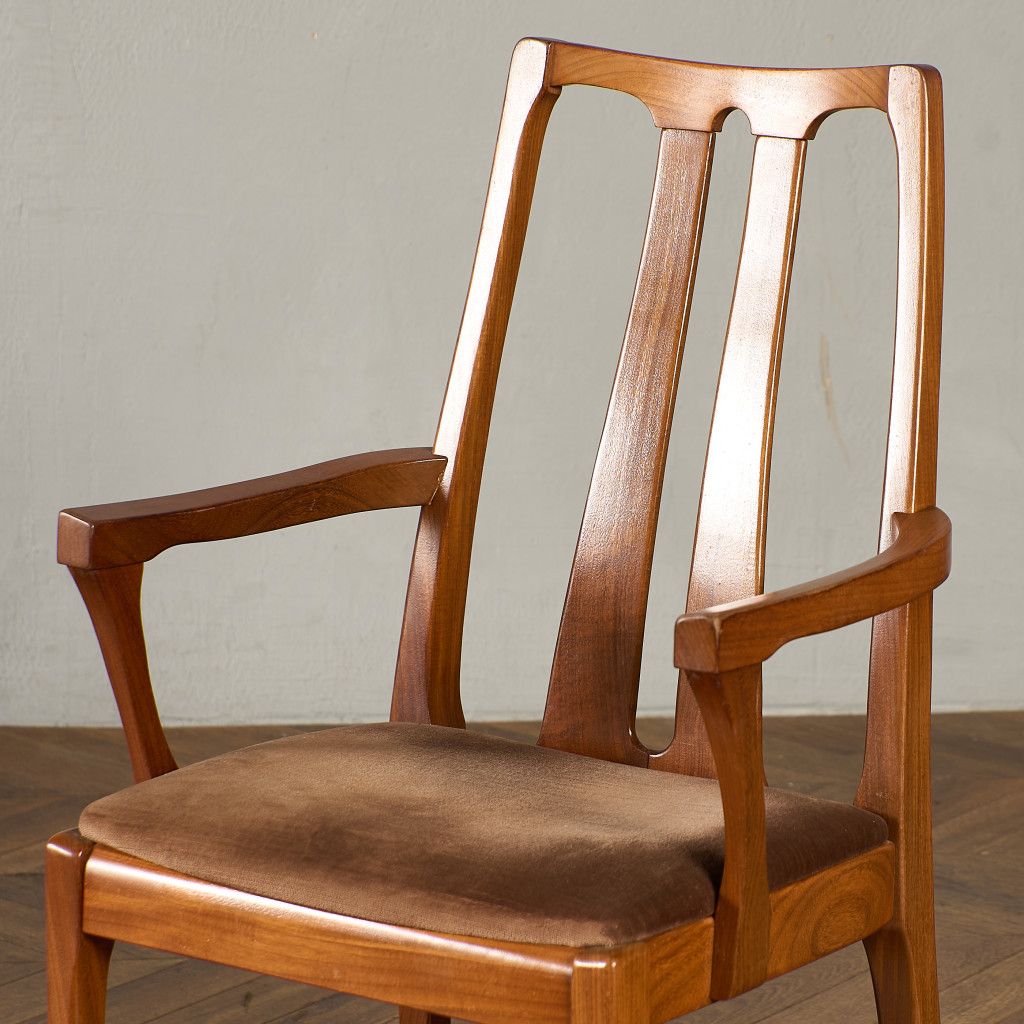 椅子・ソファ イギリス チーク ネイサン Nathan ダイニング アーム 