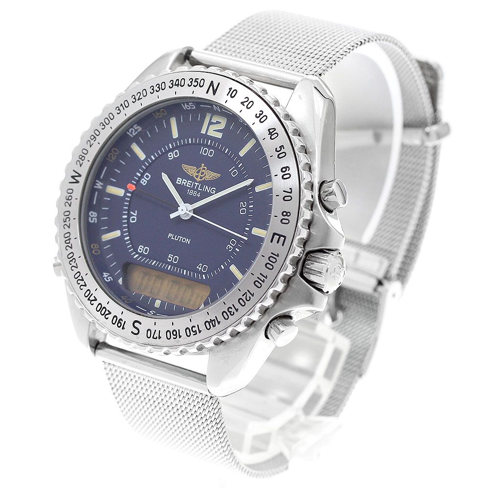 ブライトリング BREITLING A51038 プルトン 多機能 クォーツ メンズ 